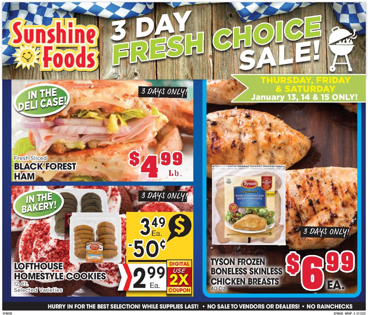 Catalogue Sunshine Foods from 01/12/2022