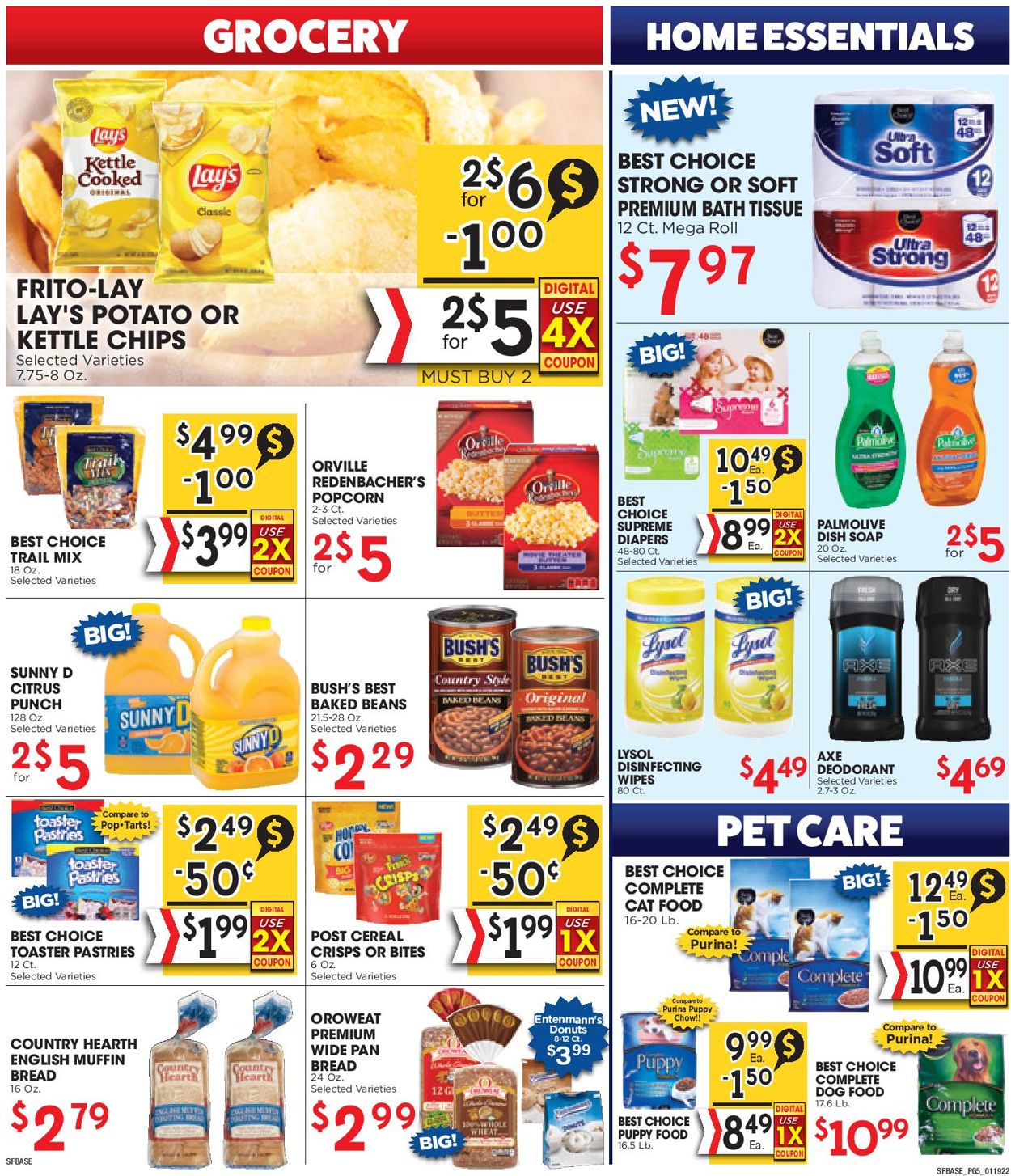 Catalogue Sunshine Foods from 01/19/2022