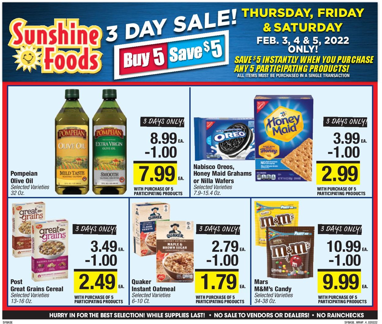 Catalogue Sunshine Foods from 02/02/2022