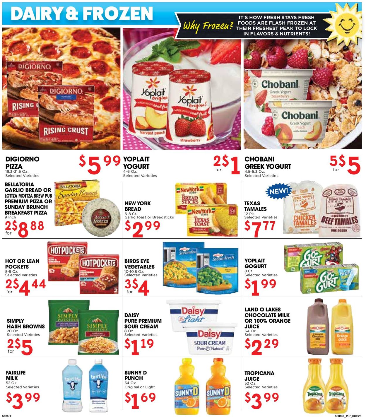 Catalogue Sunshine Foods EASTER 2022 from 04/06/2022