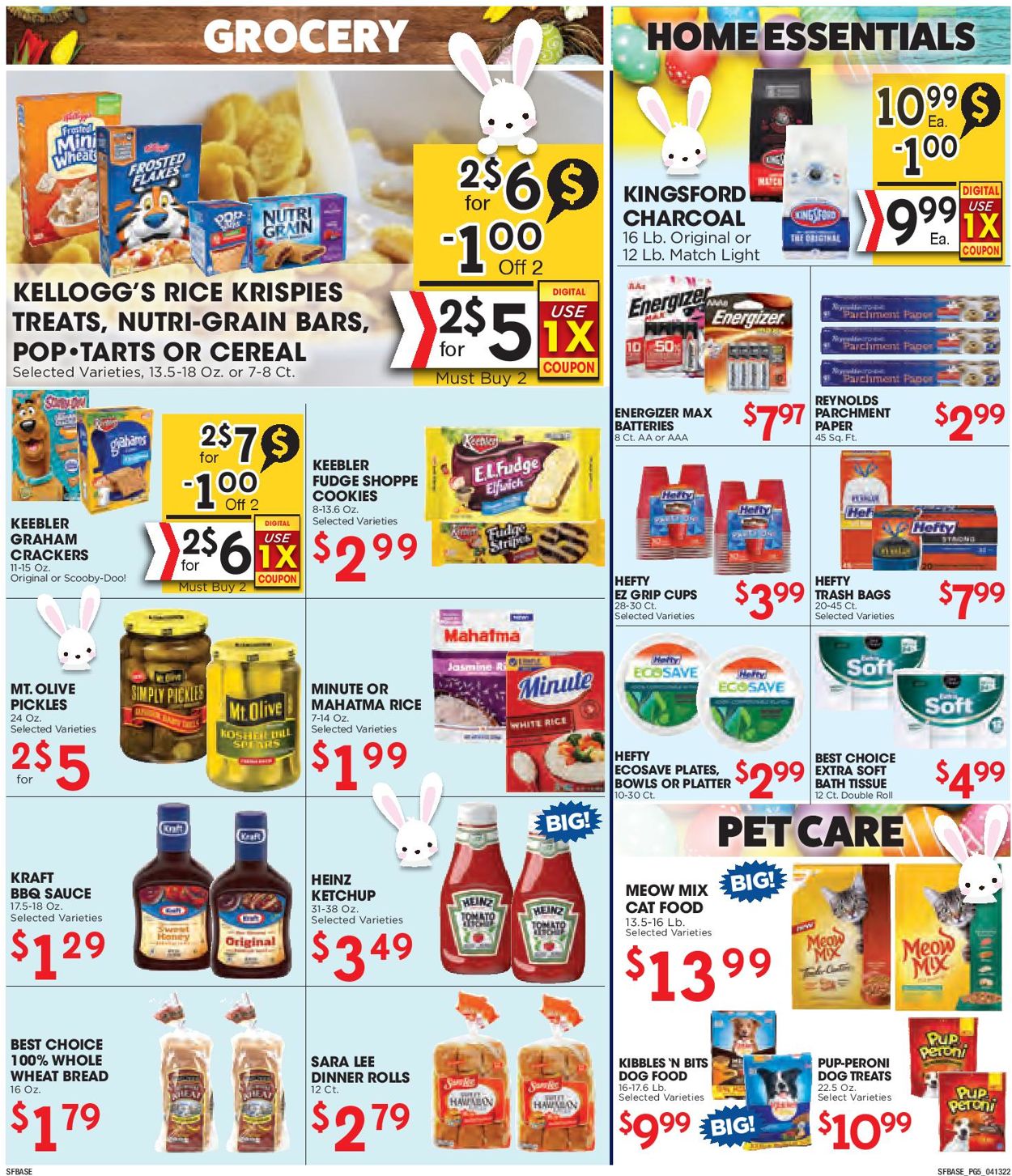 Catalogue Sunshine Foods EASTER 2022 from 04/13/2022