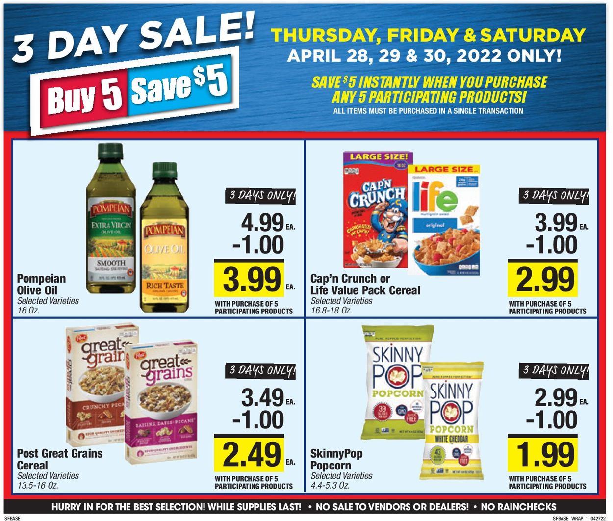 Catalogue Sunshine Foods from 04/27/2022