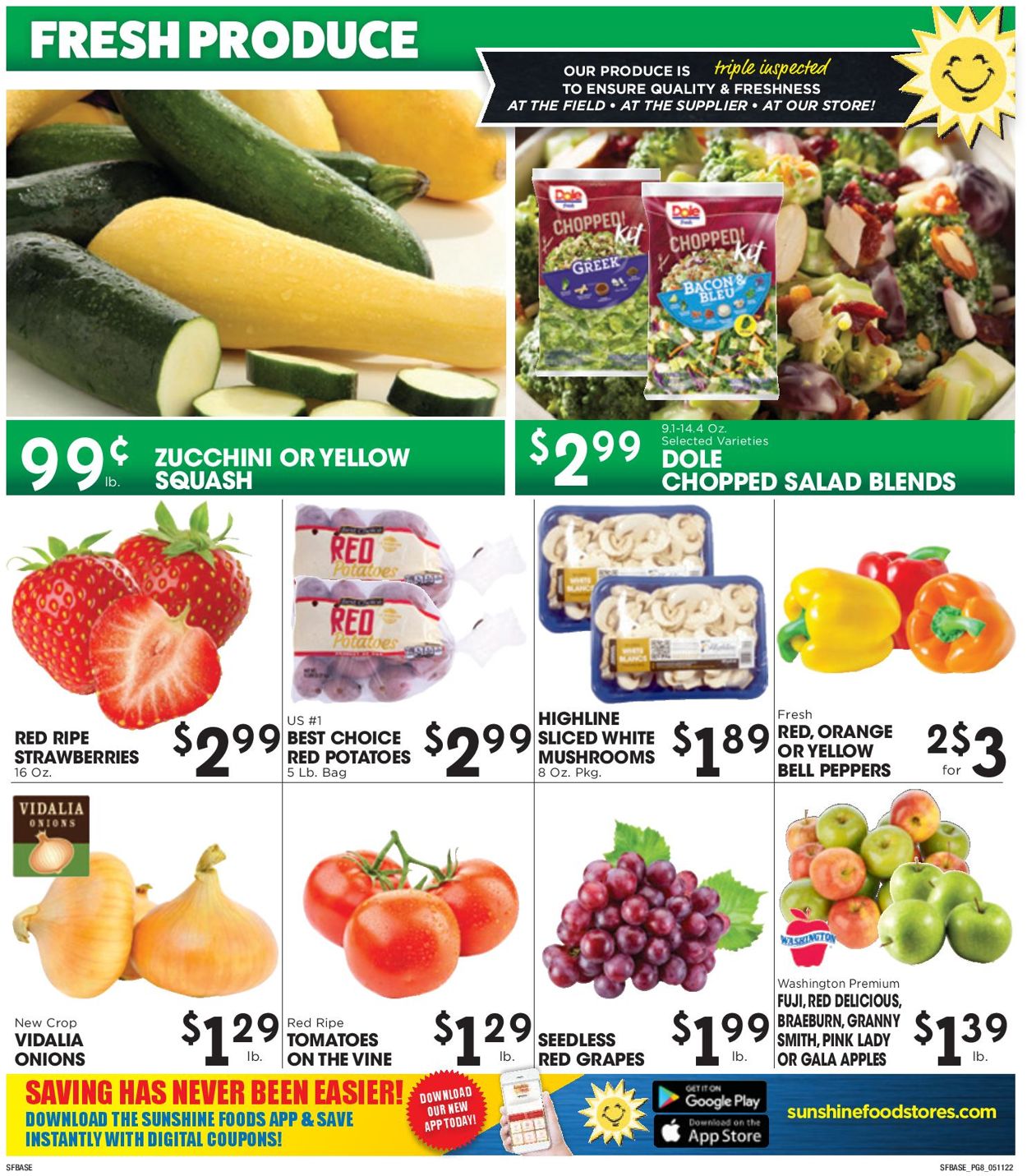 Catalogue Sunshine Foods from 05/11/2022