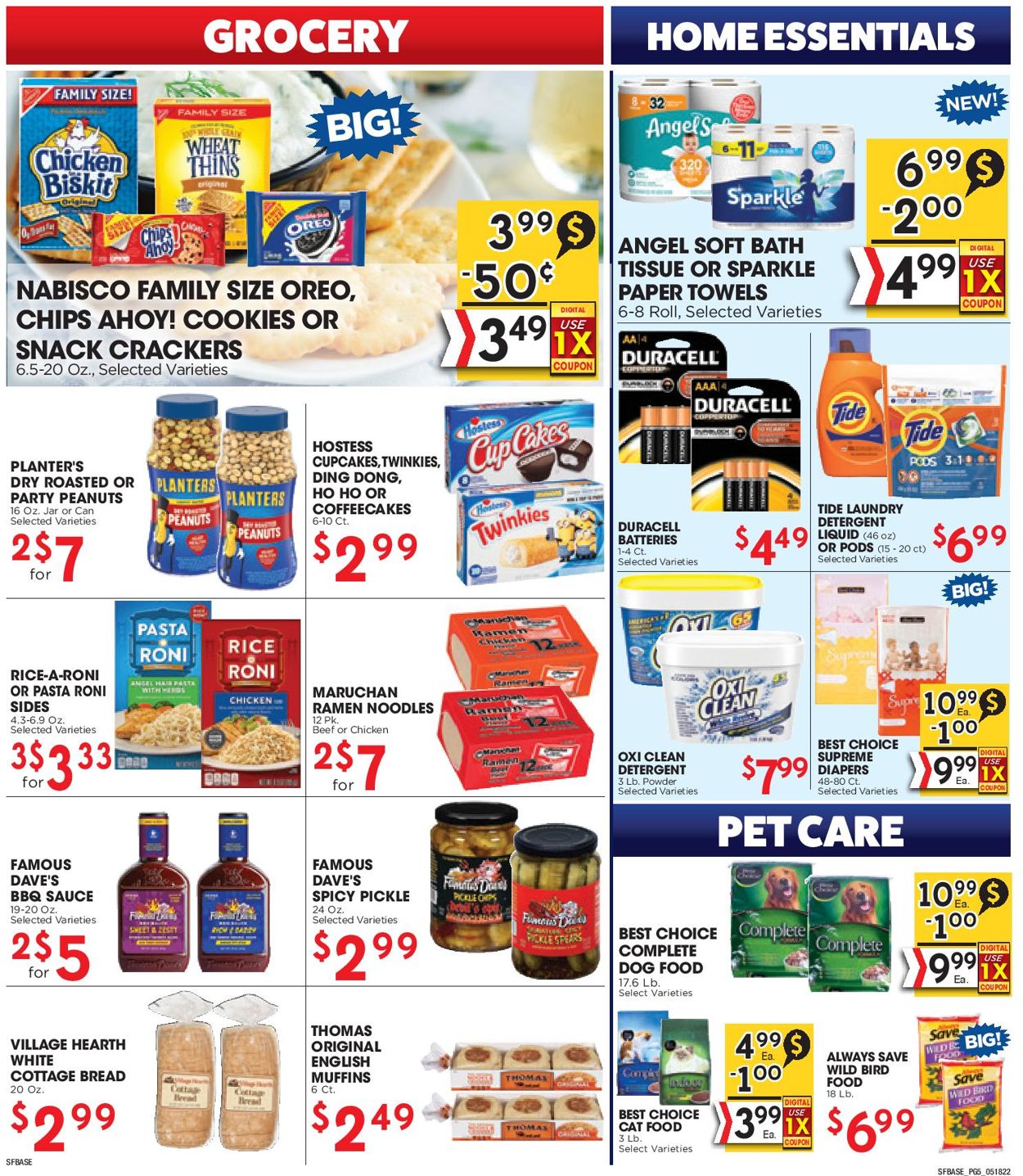 Catalogue Sunshine Foods from 05/18/2022