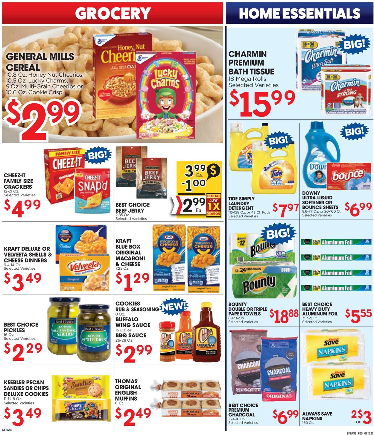 Catalogue Sunshine Foods from 07/13/2022