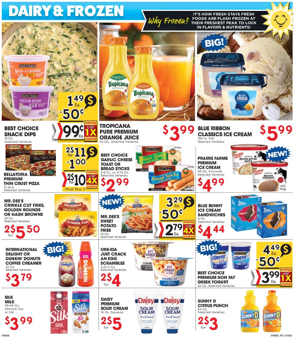Catalogue Sunshine Foods from 07/20/2022