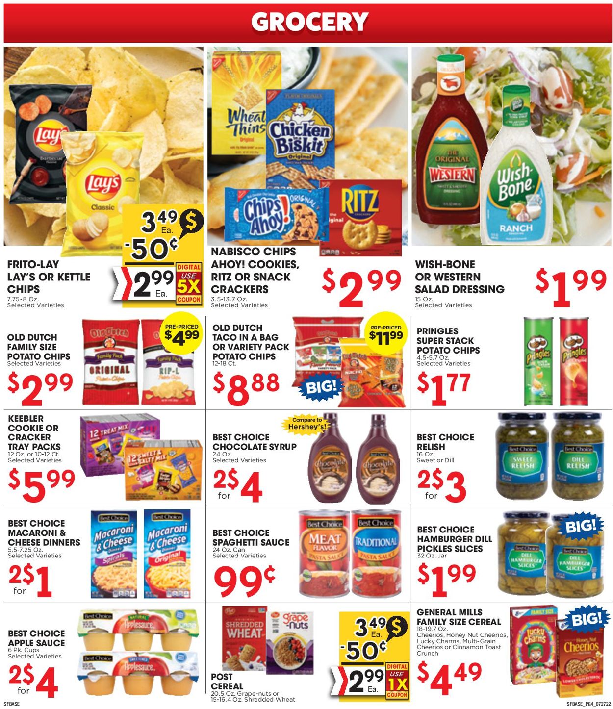 Catalogue Sunshine Foods from 07/27/2022