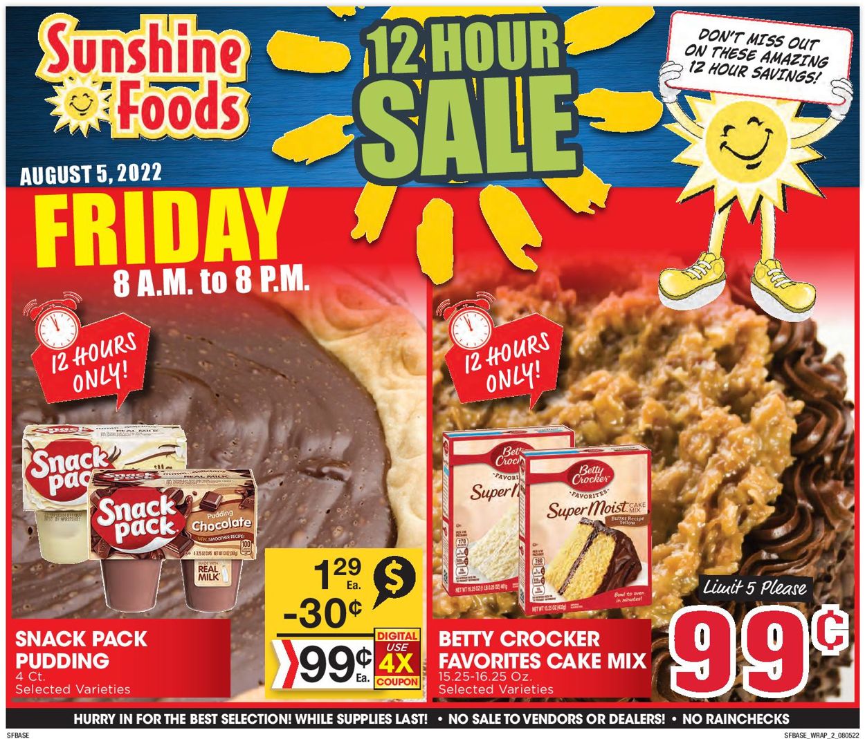 Catalogue Sunshine Foods from 08/03/2022