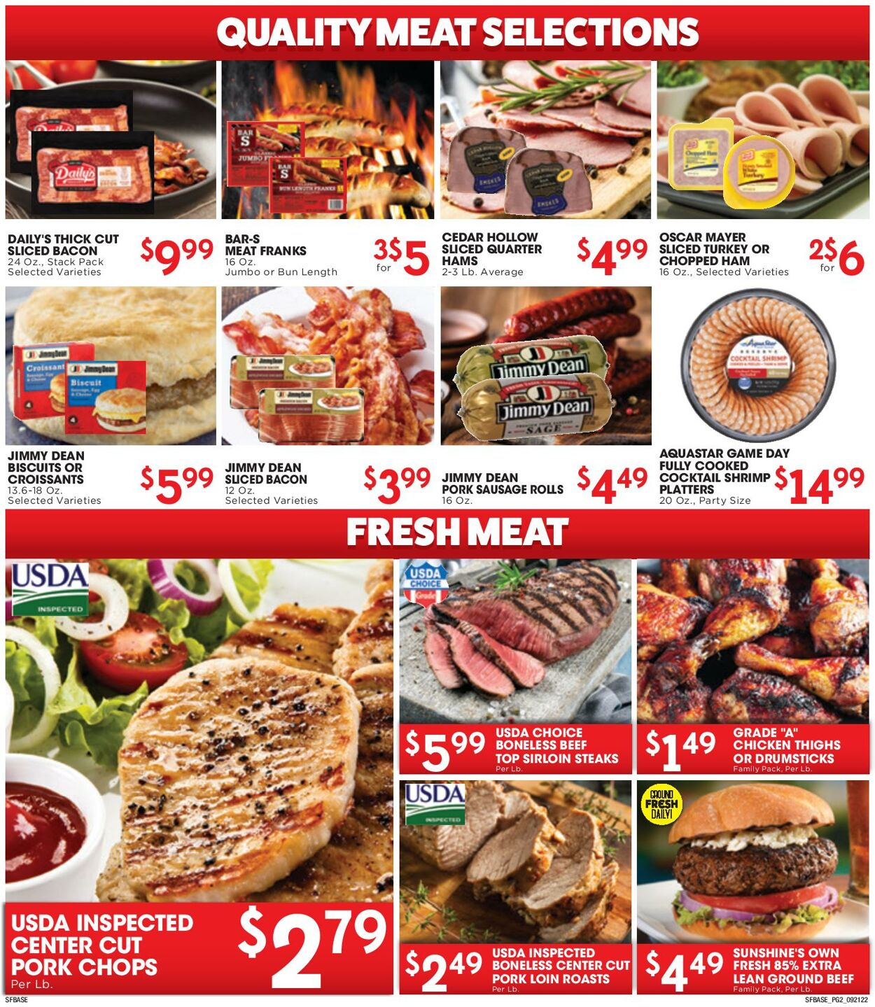 Catalogue Sunshine Foods from 09/21/2022