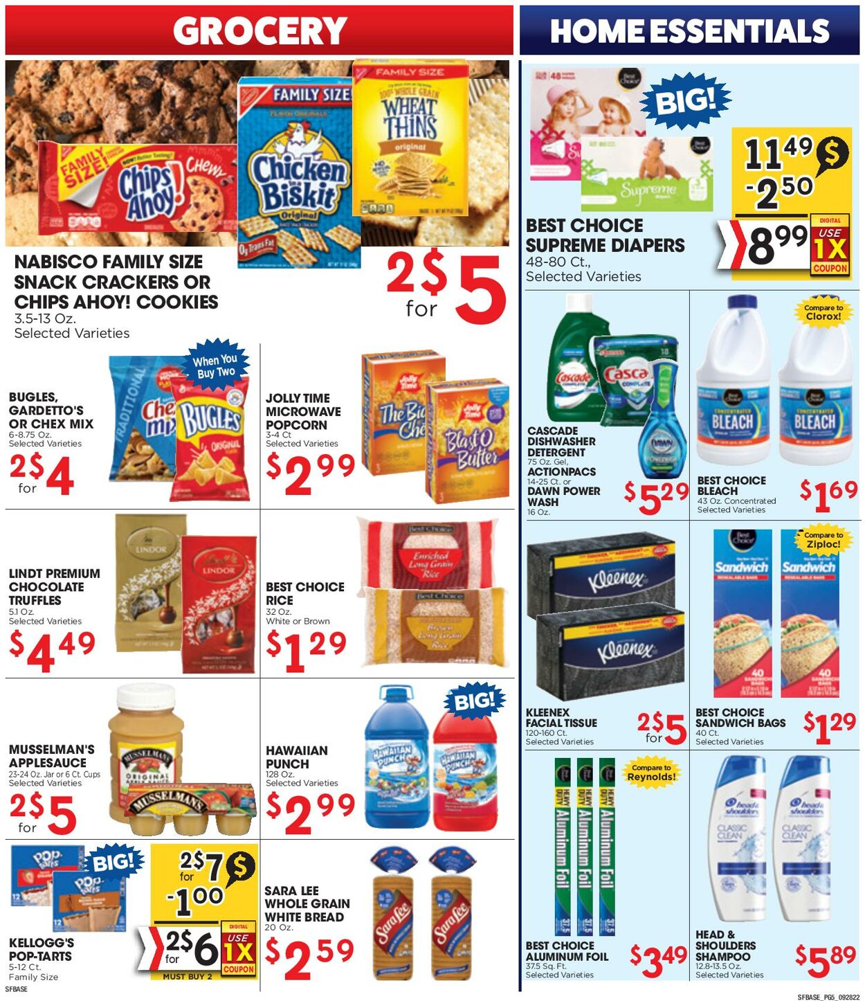 Catalogue Sunshine Foods from 09/28/2022