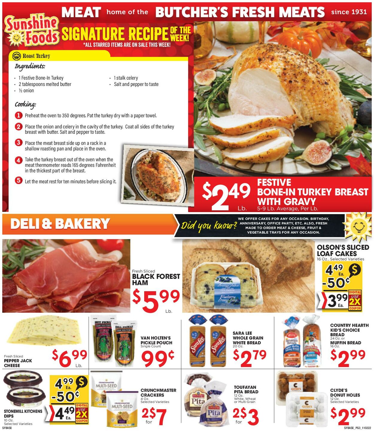 Catalogue Sunshine Foods from 11/02/2022