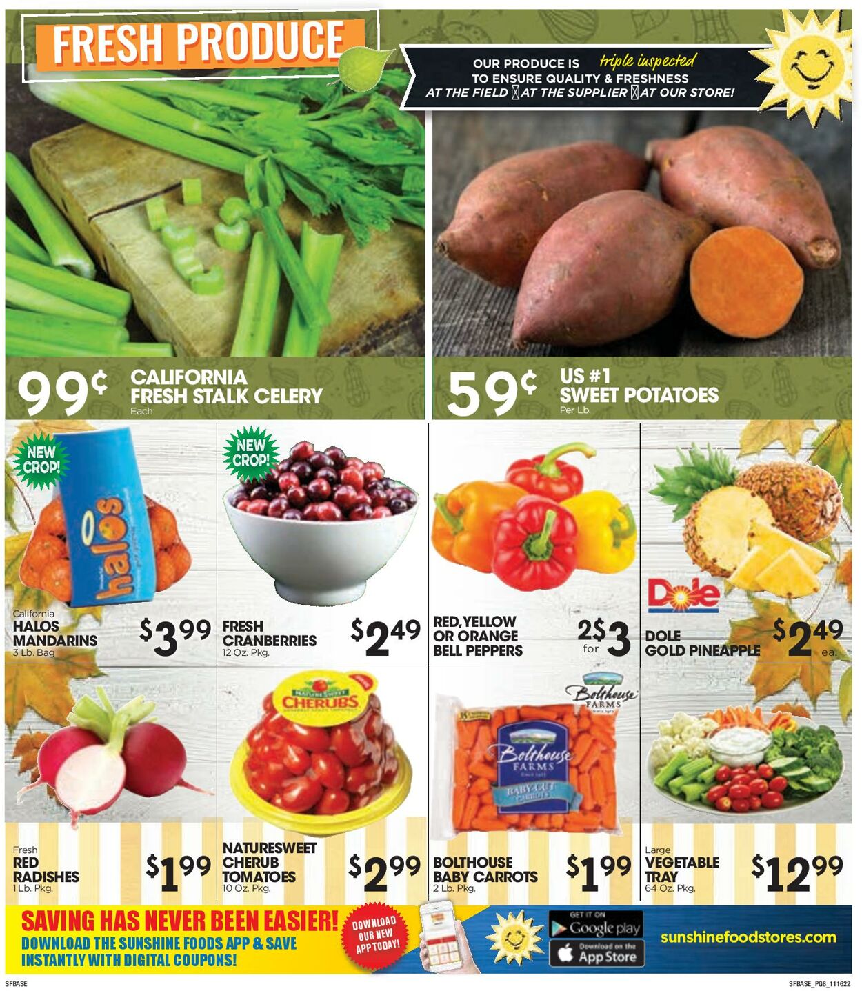 Catalogue Sunshine Foods from 11/16/2022