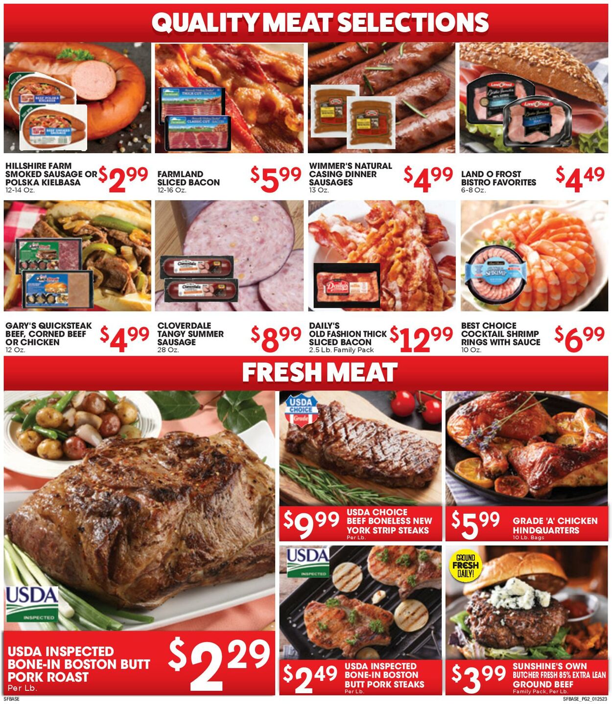 Catalogue Sunshine Foods from 01/25/2023