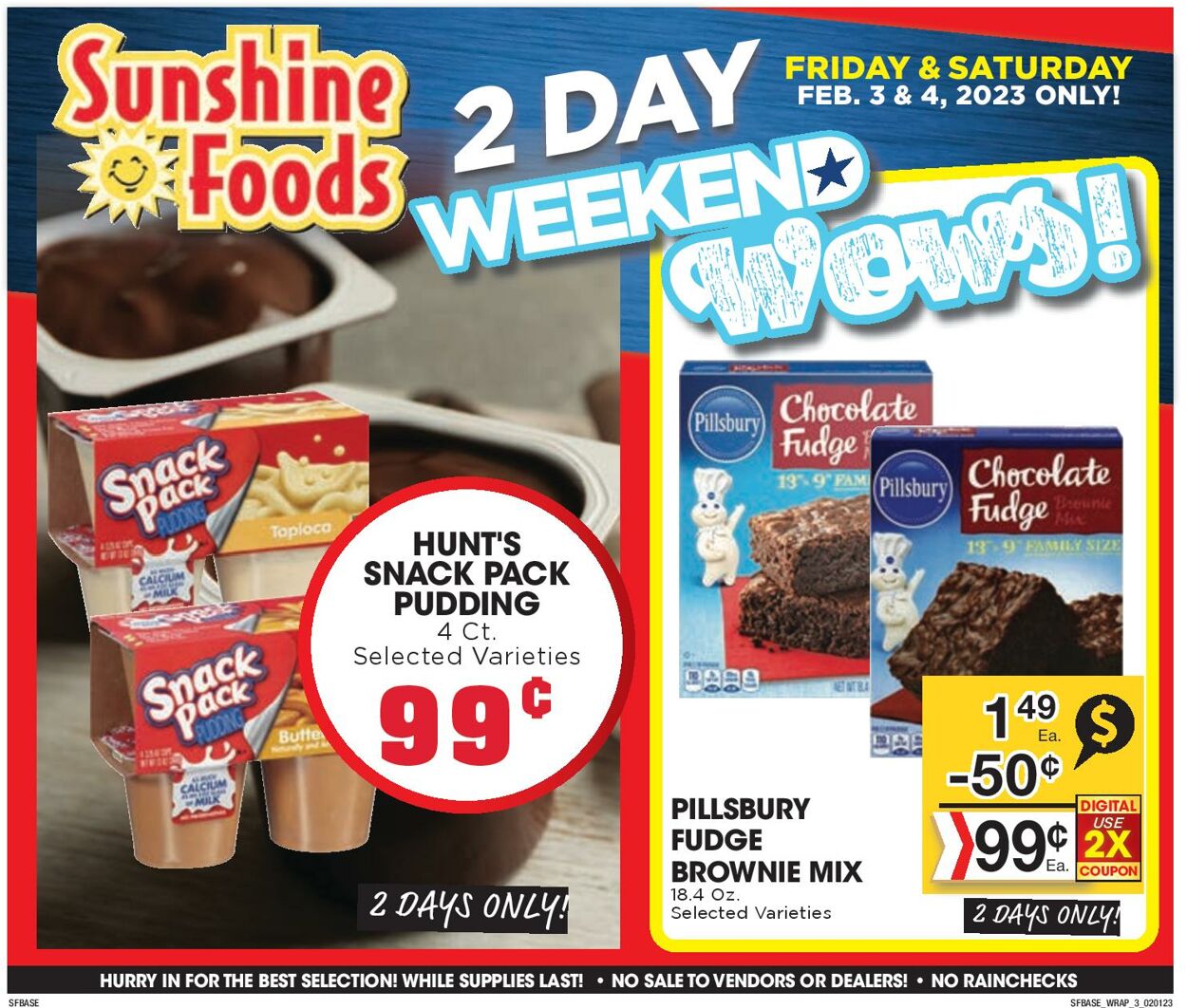 Catalogue Sunshine Foods from 02/01/2023