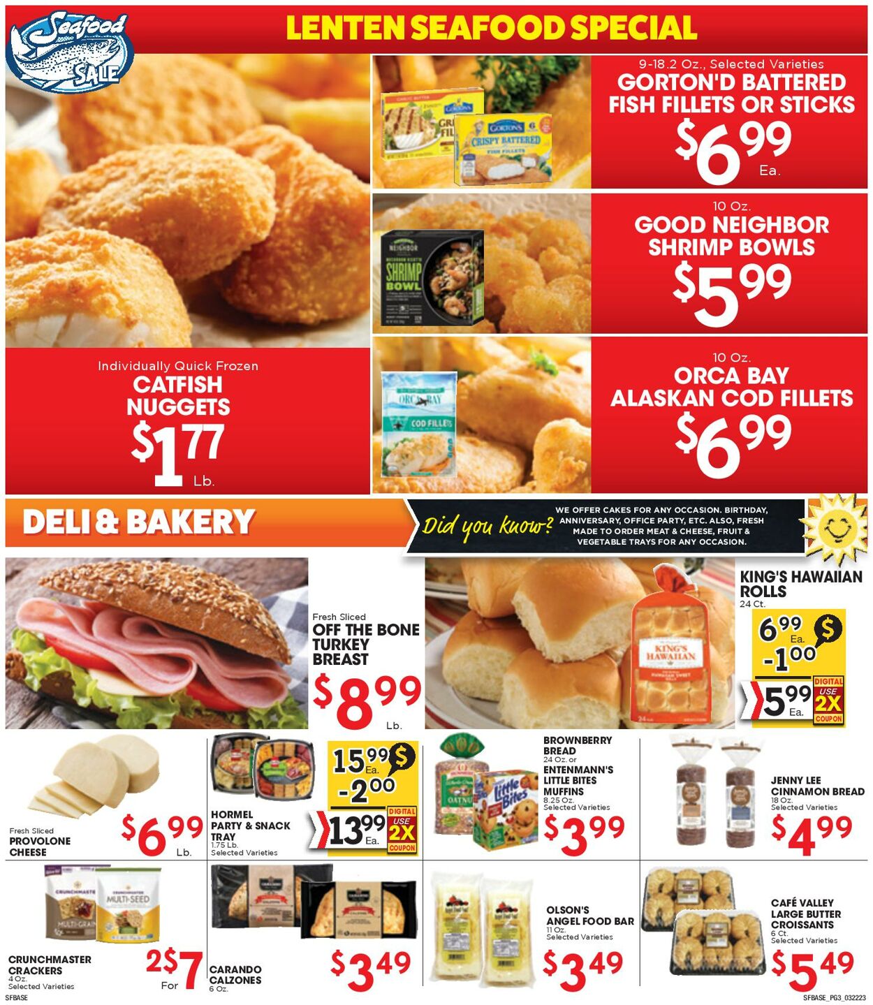 Catalogue Sunshine Foods from 03/22/2023