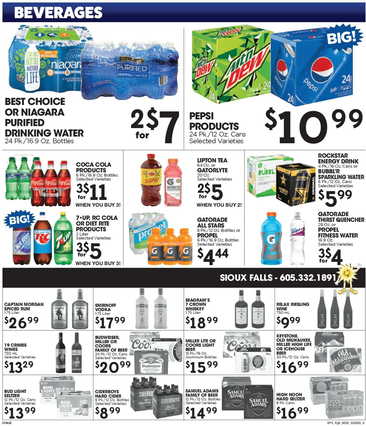 Catalogue Sunshine Foods from 03/29/2023