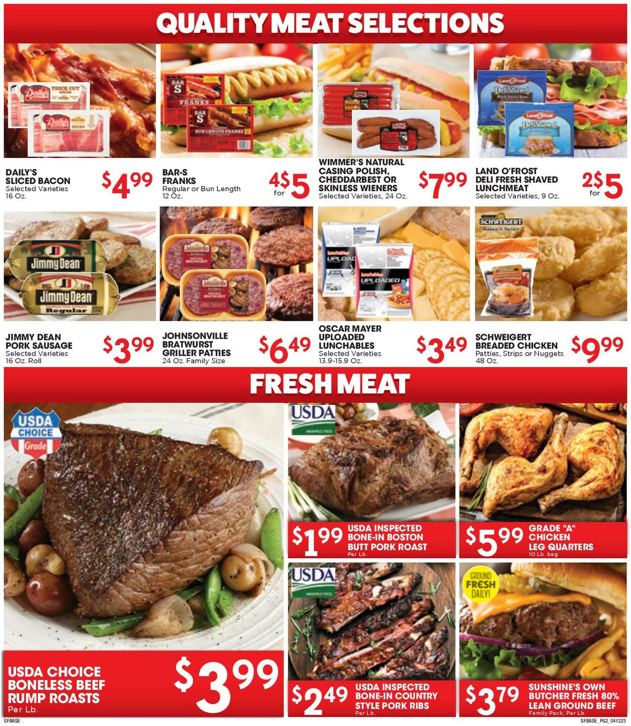 Catalogue Sunshine Foods from 04/12/2023