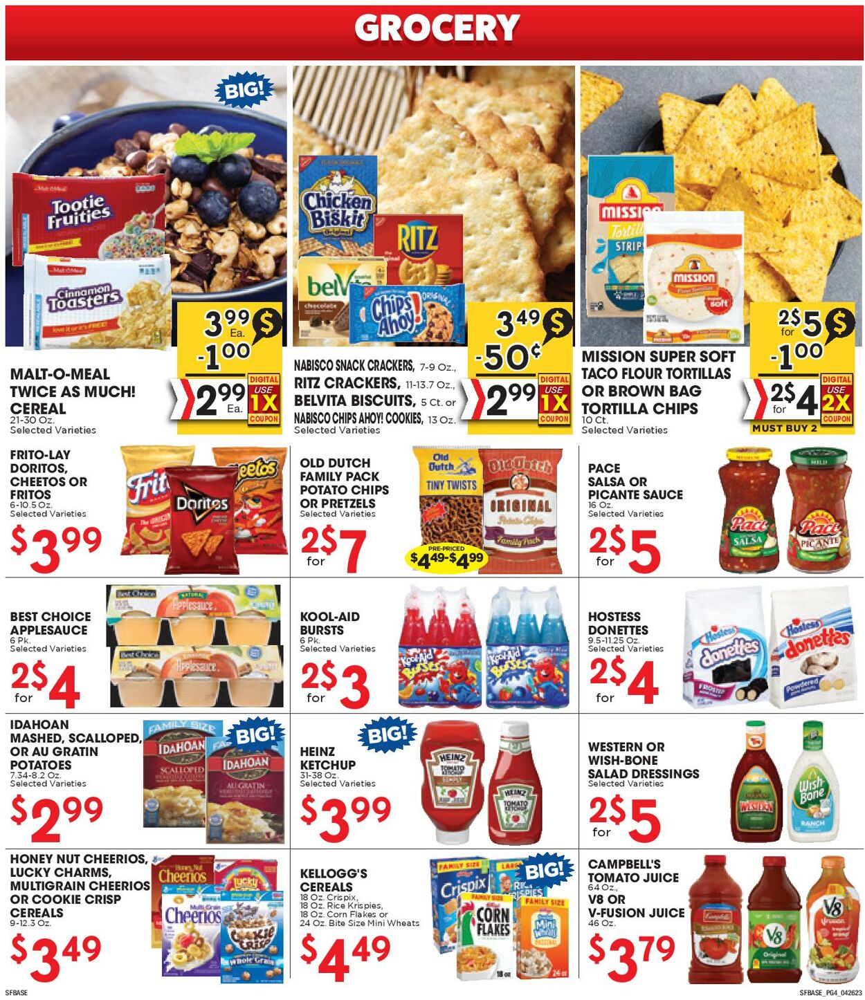 Catalogue Sunshine Foods from 04/26/2023