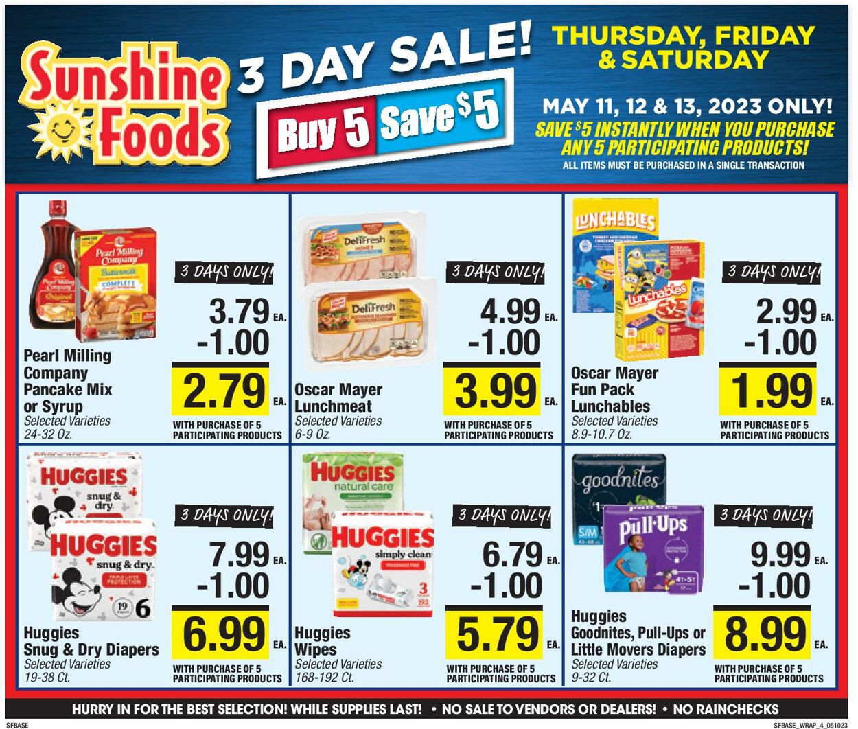 Catalogue Sunshine Foods from 05/10/2023