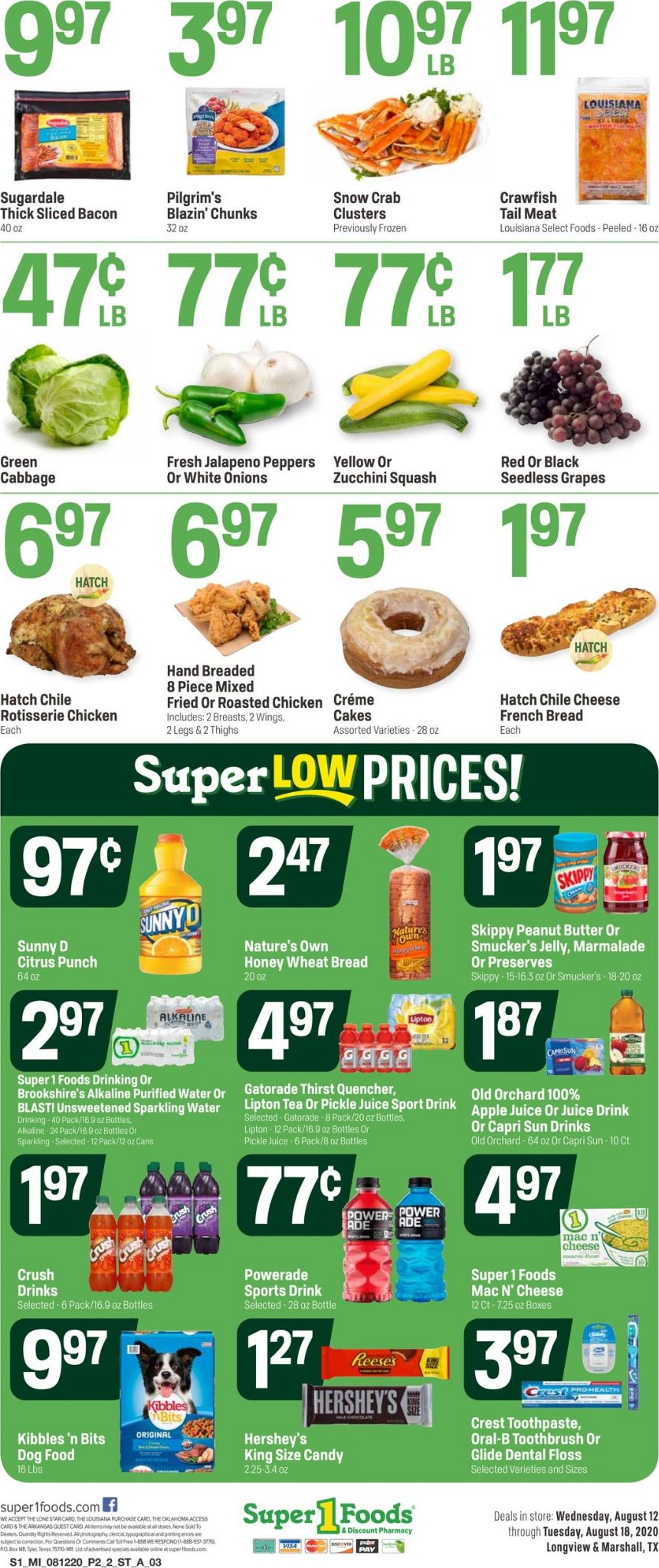 Catalogue Super 1 Foods from 08/12/2020