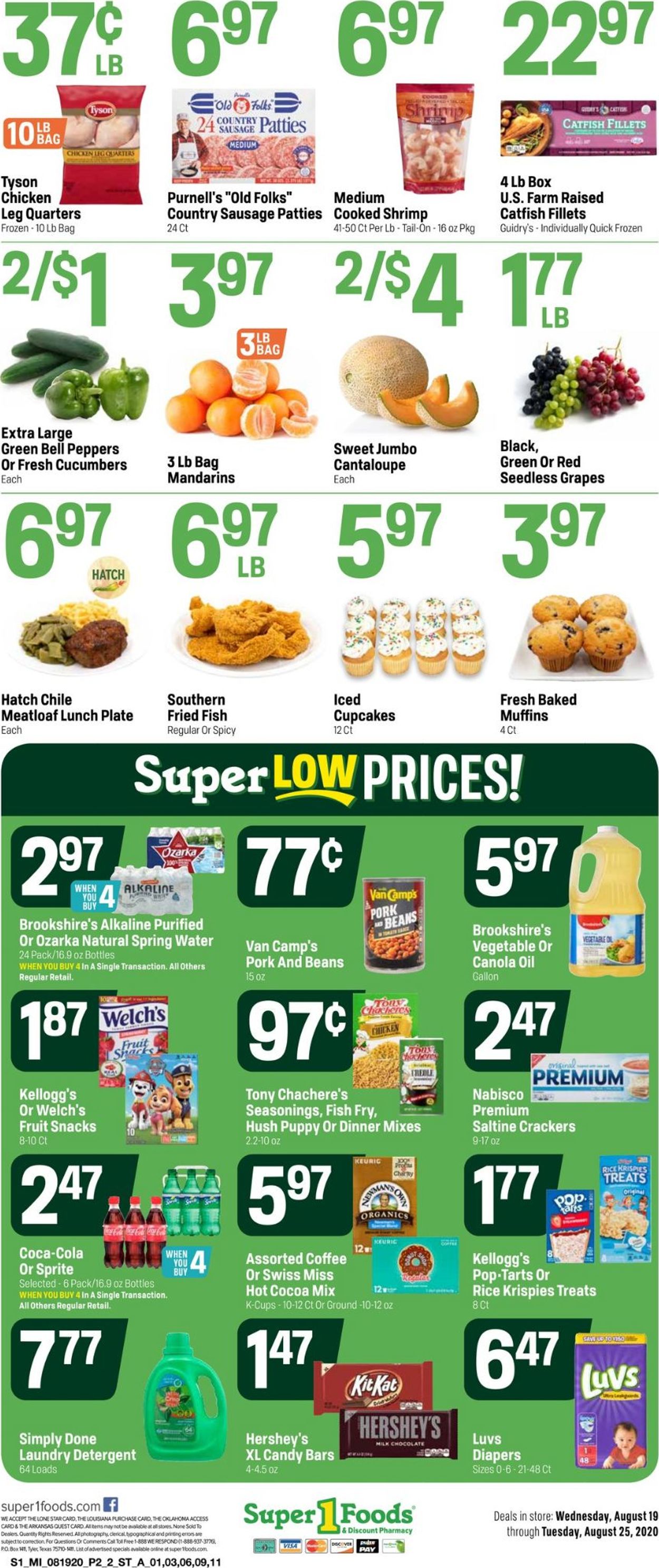 Catalogue Super 1 Foods from 08/19/2020