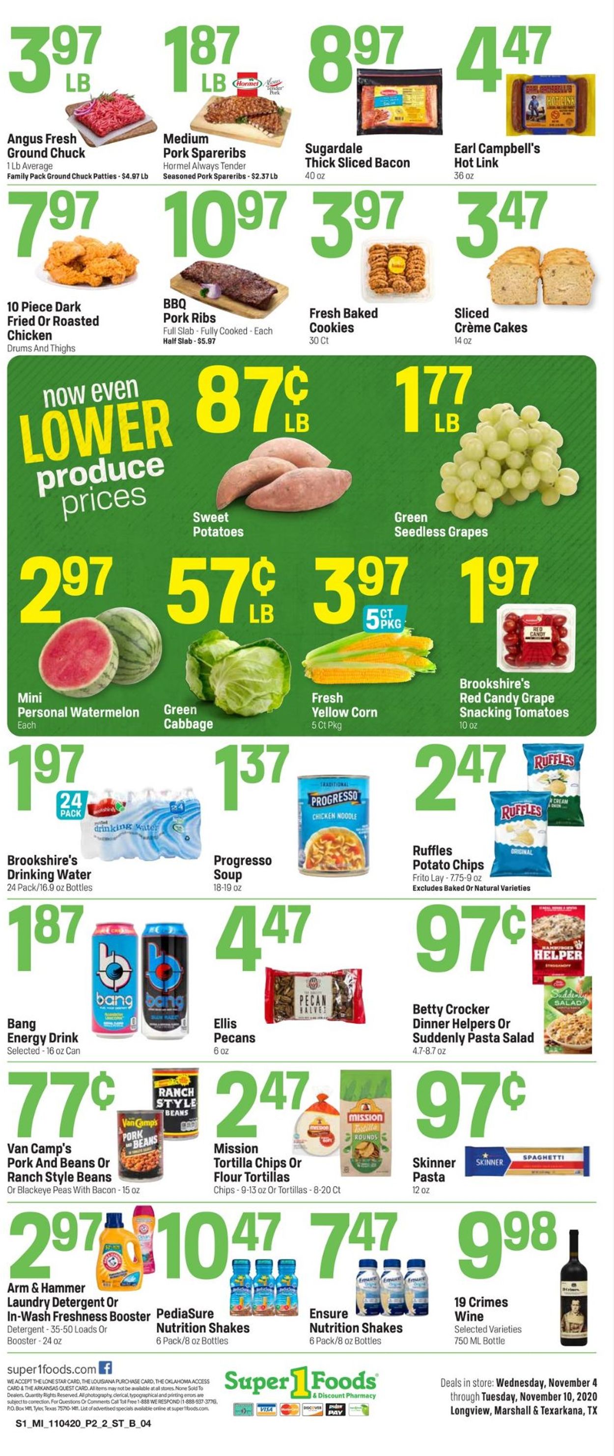 Catalogue Super 1 Foods from 11/04/2020