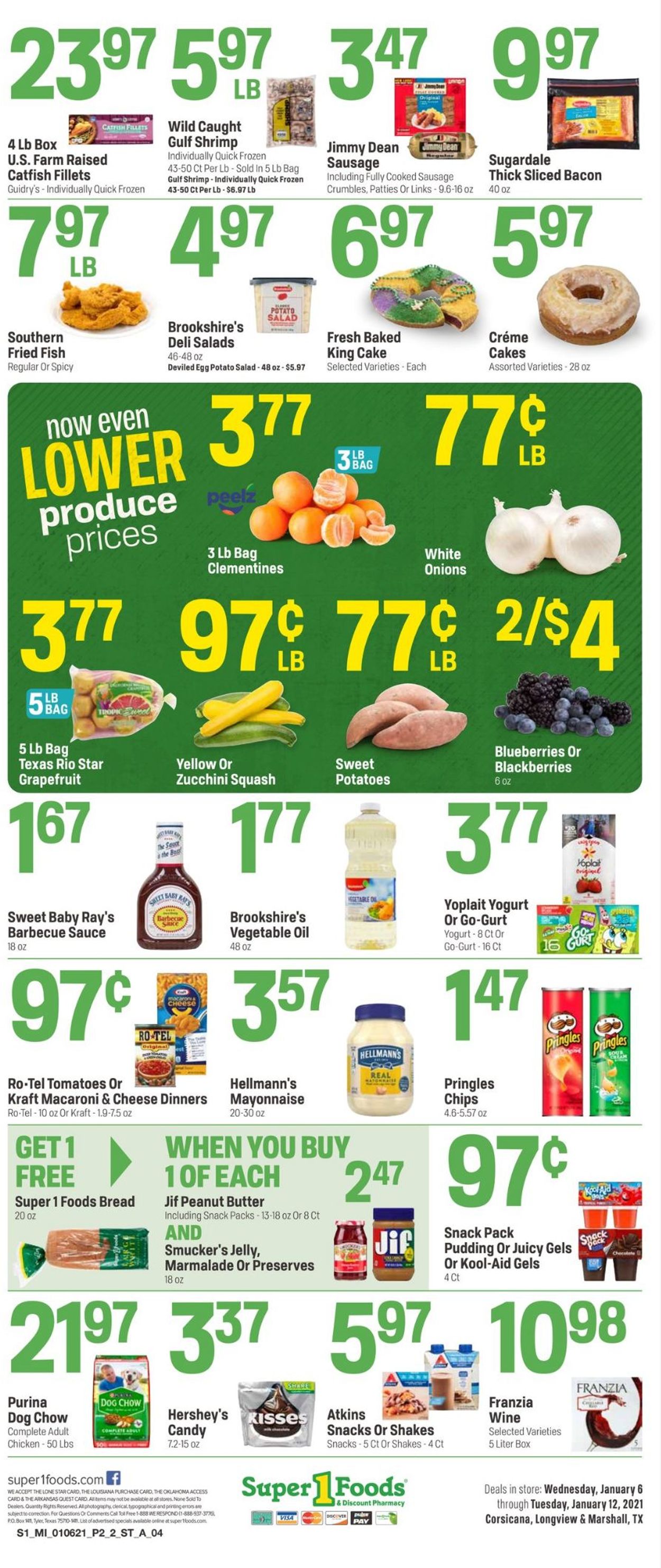 Catalogue Super 1 Foods from 01/06/2021