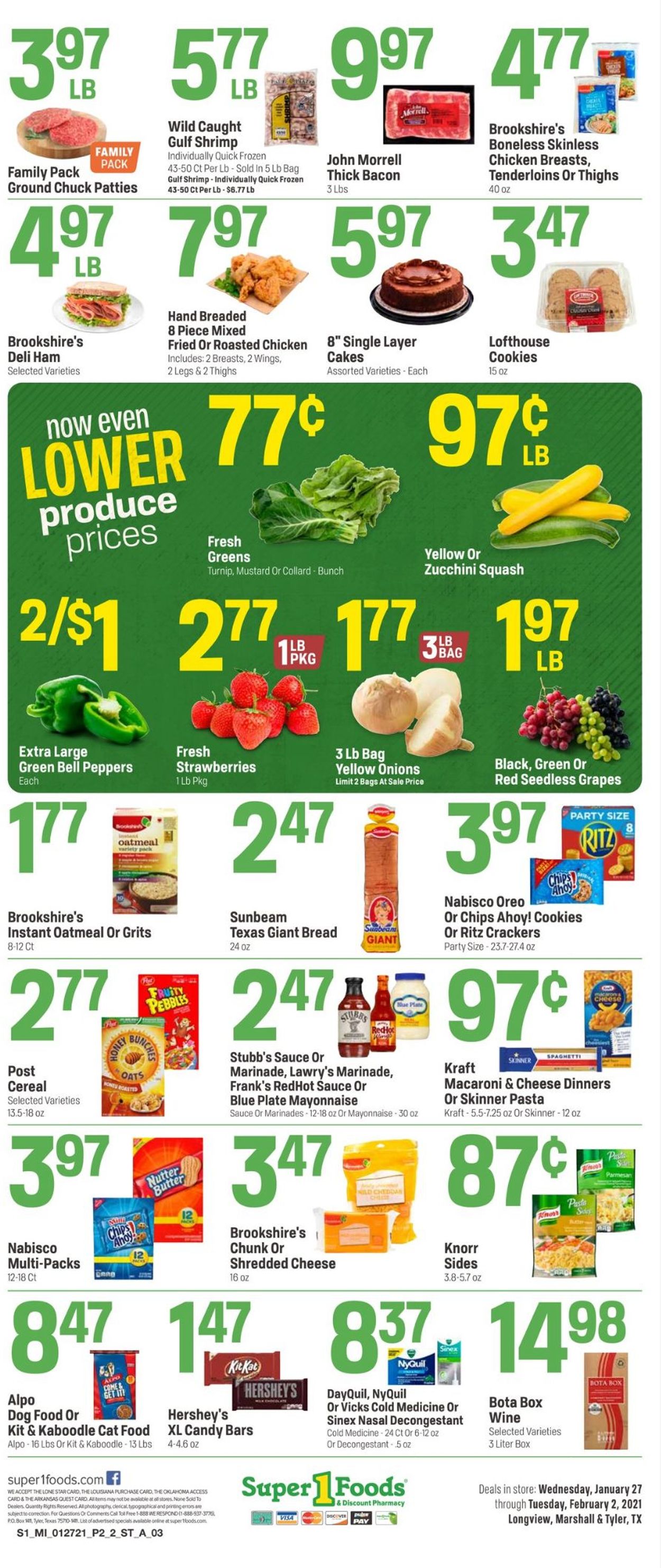 Catalogue Super 1 Foods from 01/27/2021