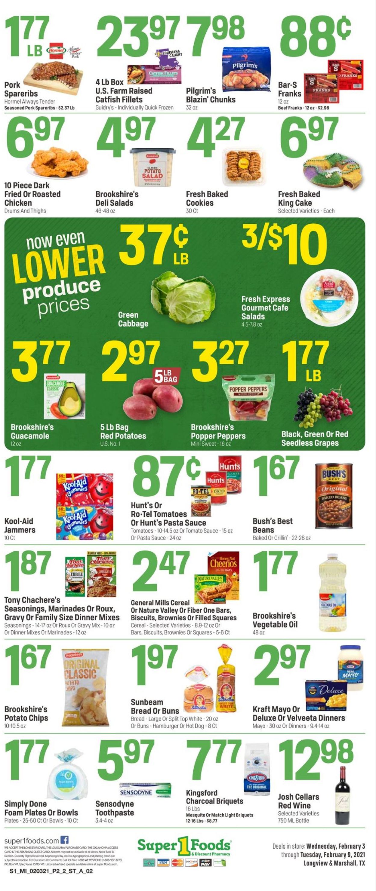 Catalogue Super 1 Foods from 02/03/2021