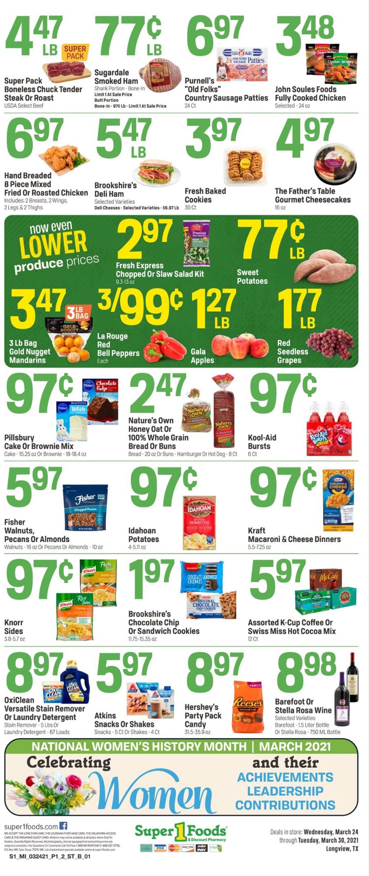 Catalogue Super 1 Foods - Easter 2021 Ad from 03/24/2021