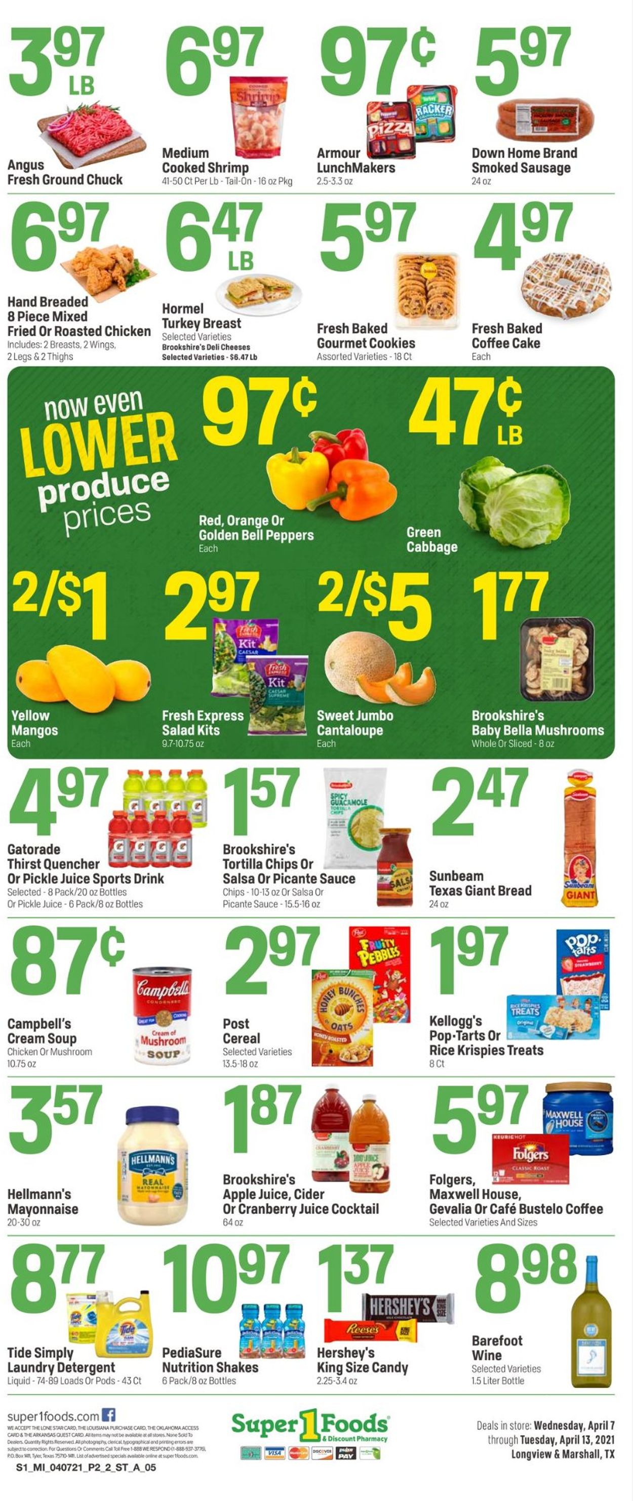 Catalogue Super 1 Foods from 04/07/2021