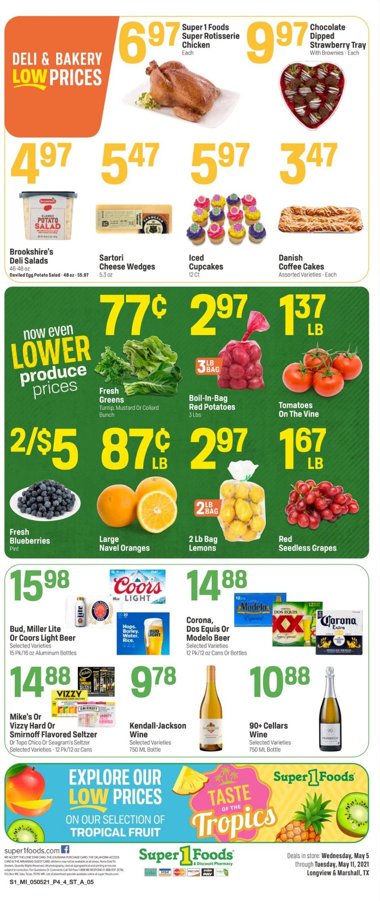 Catalogue Super 1 Foods from 05/05/2021