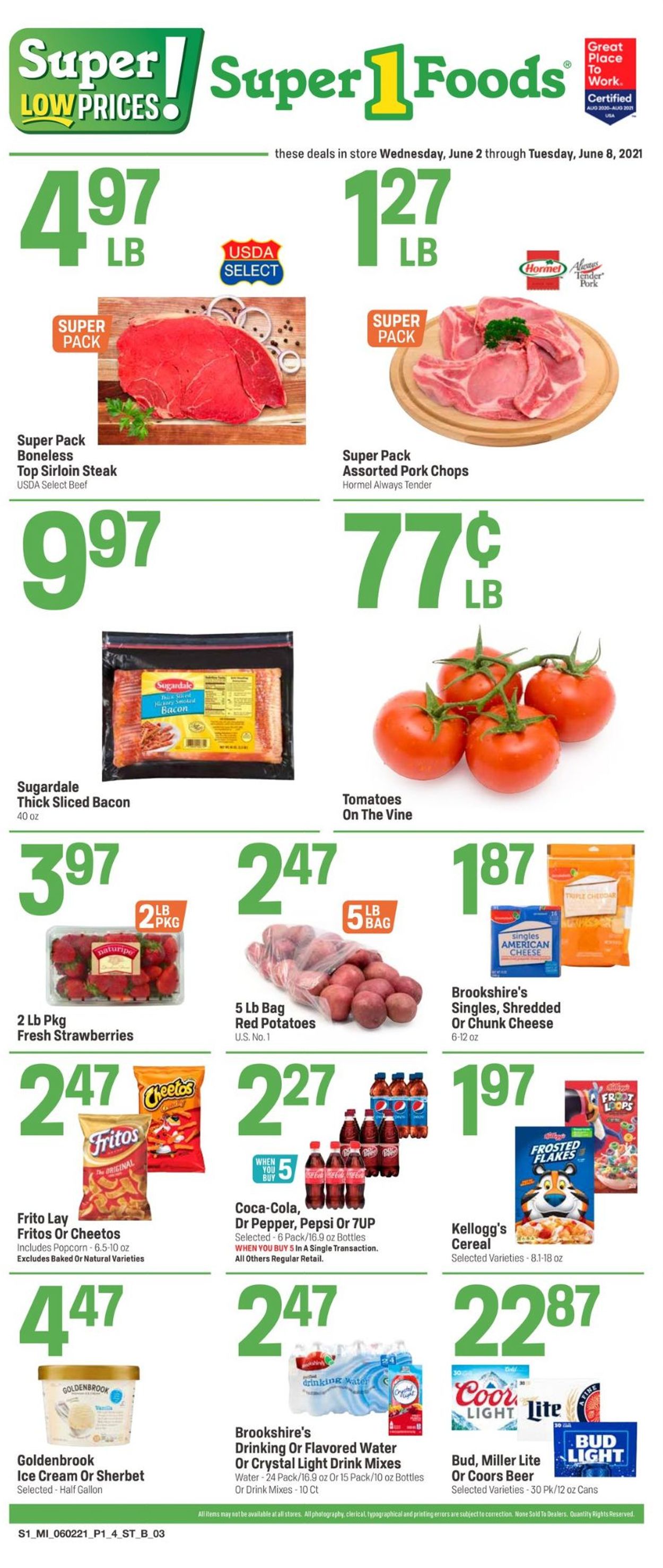 Catalogue Super 1 Foods from 06/02/2021