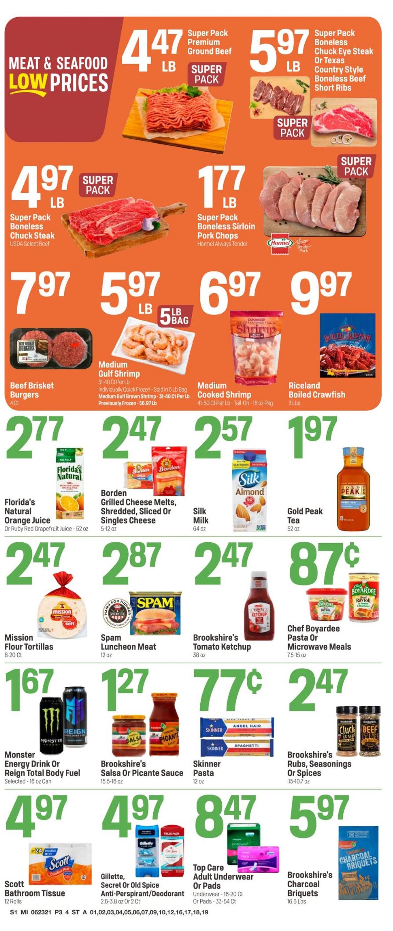 Catalogue Super 1 Foods from 06/23/2021