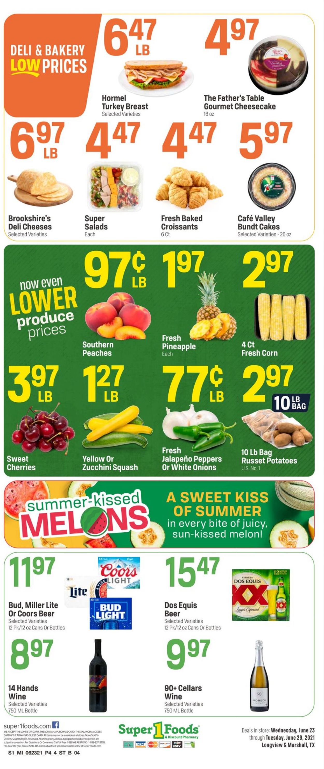 Catalogue Super 1 Foods from 06/23/2021