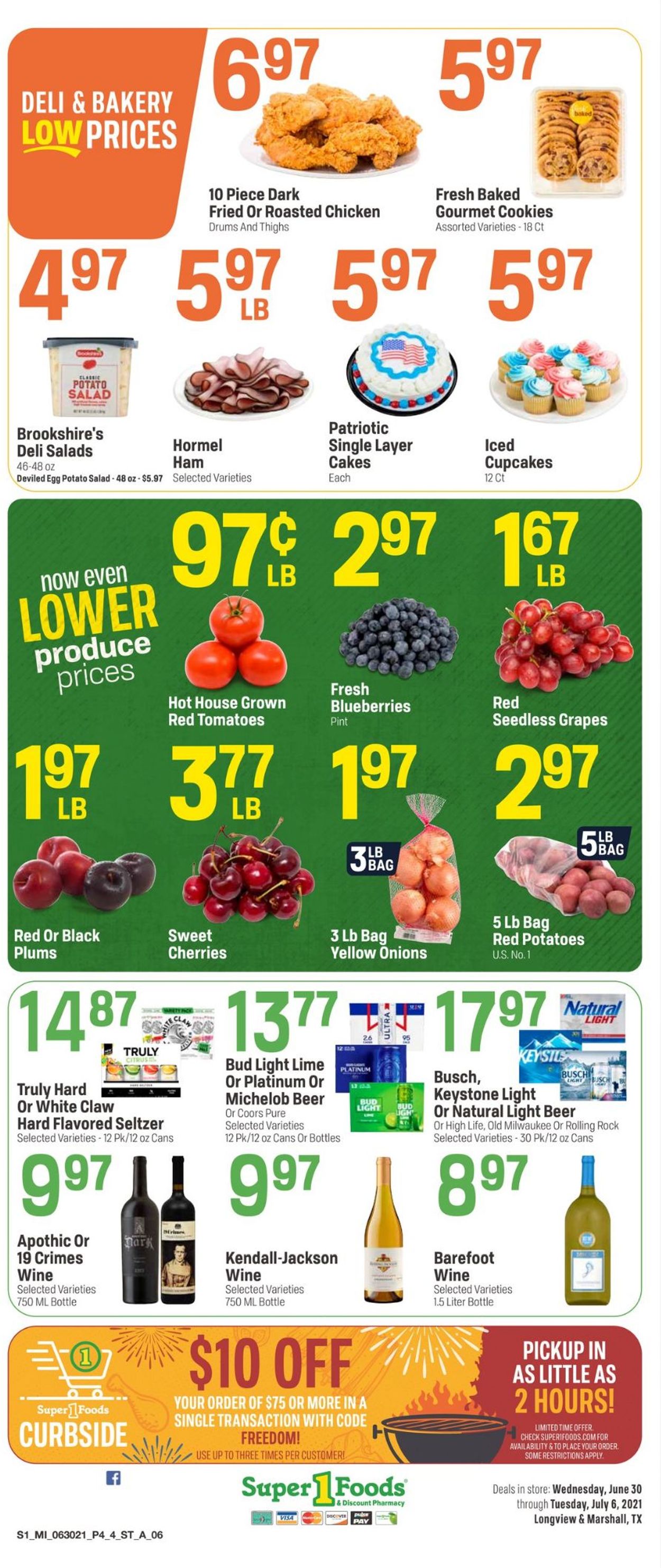 Catalogue Super 1 Foods from 06/30/2021