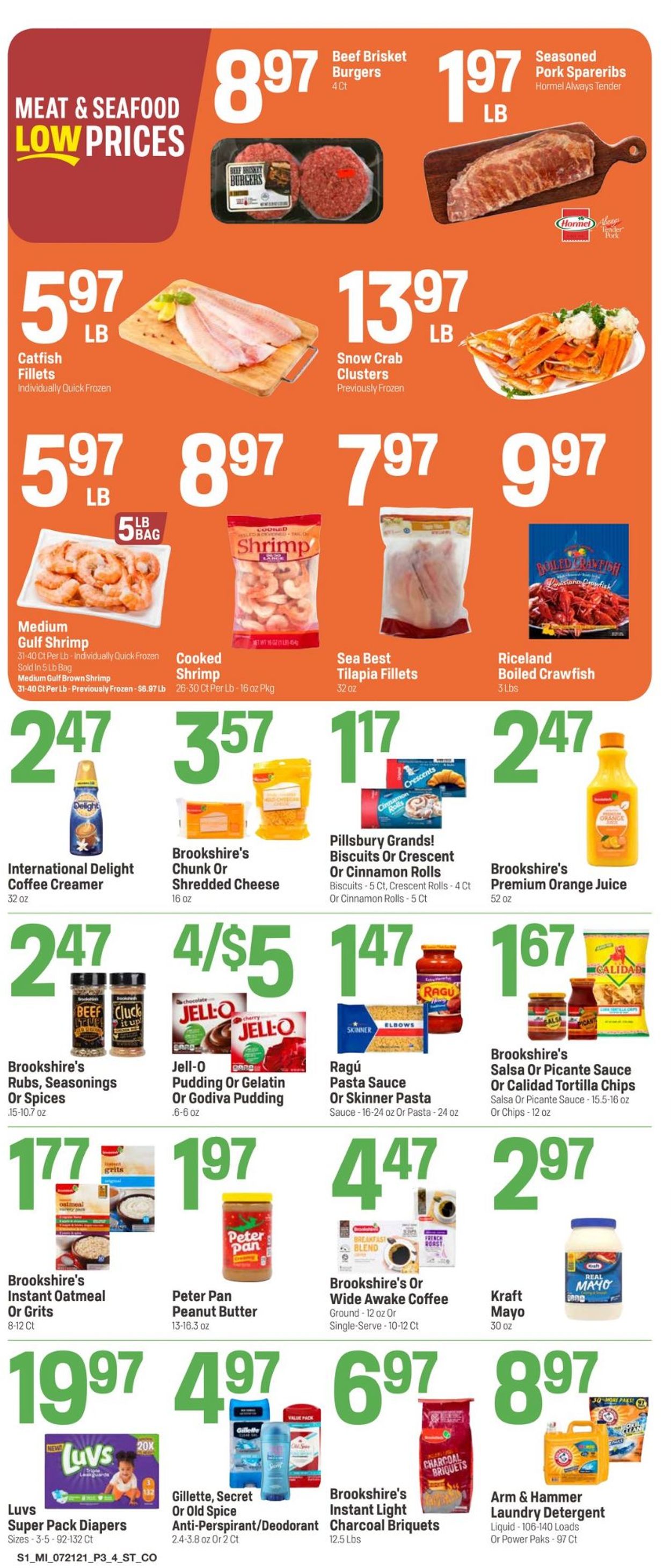 Catalogue Super 1 Foods from 07/21/2021