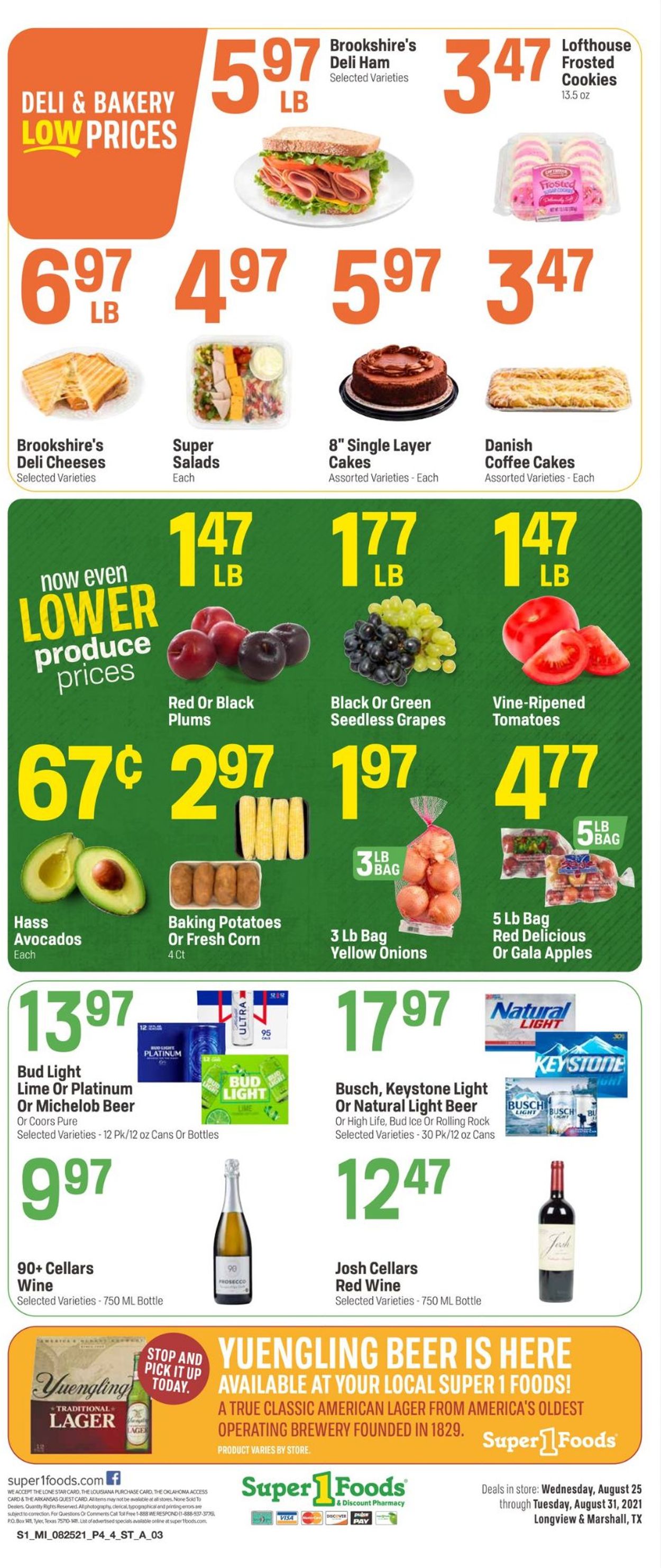 Catalogue Super 1 Foods from 08/25/2021