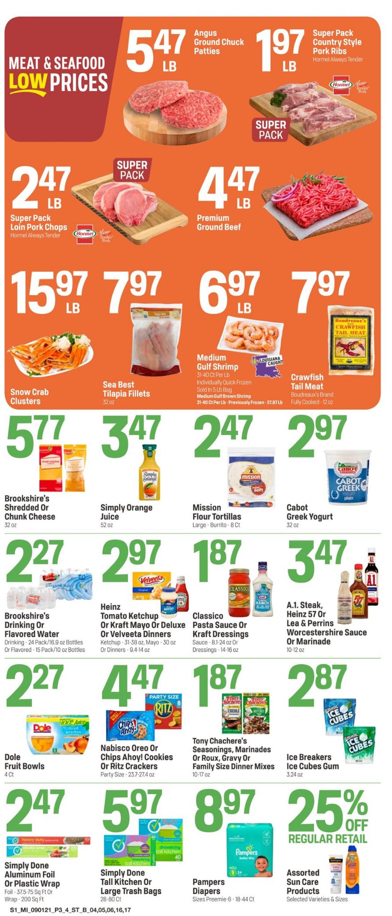 Catalogue Super 1 Foods from 09/01/2021
