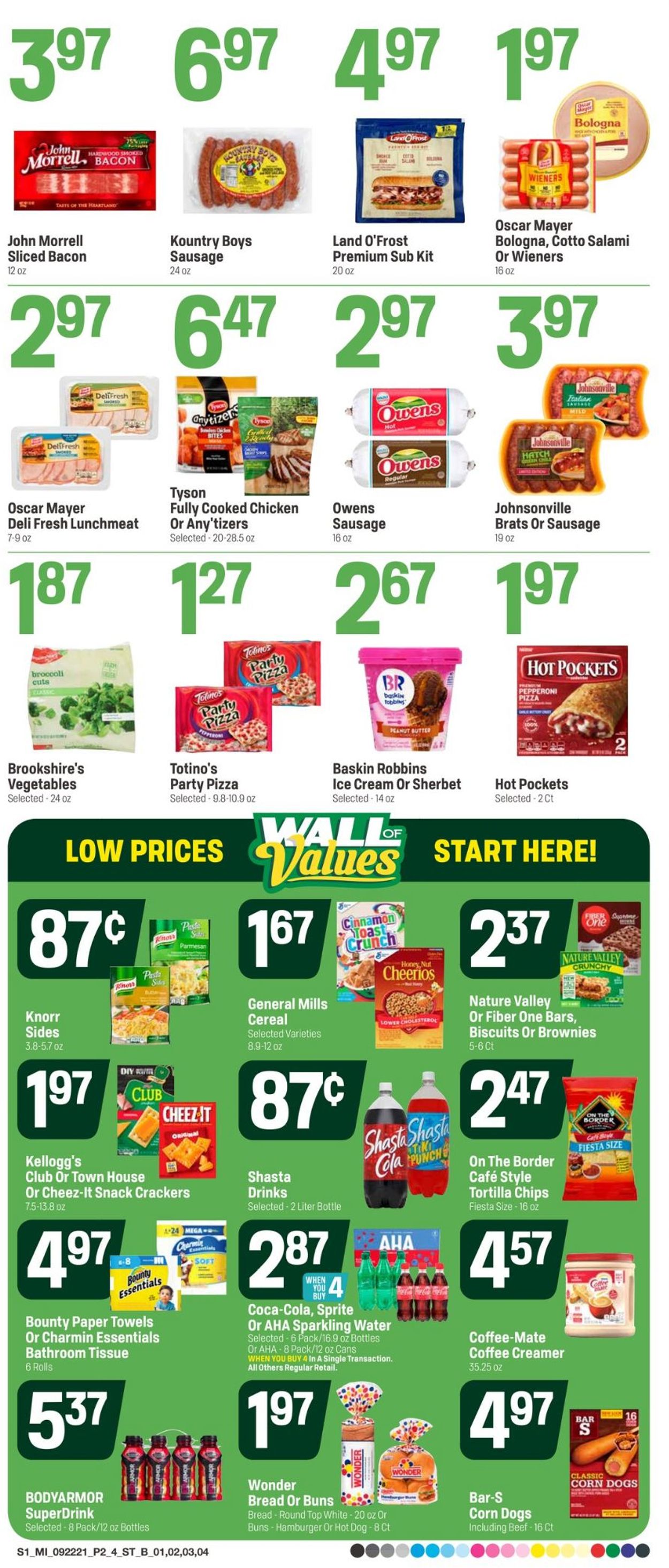 Catalogue Super 1 Foods from 09/22/2021