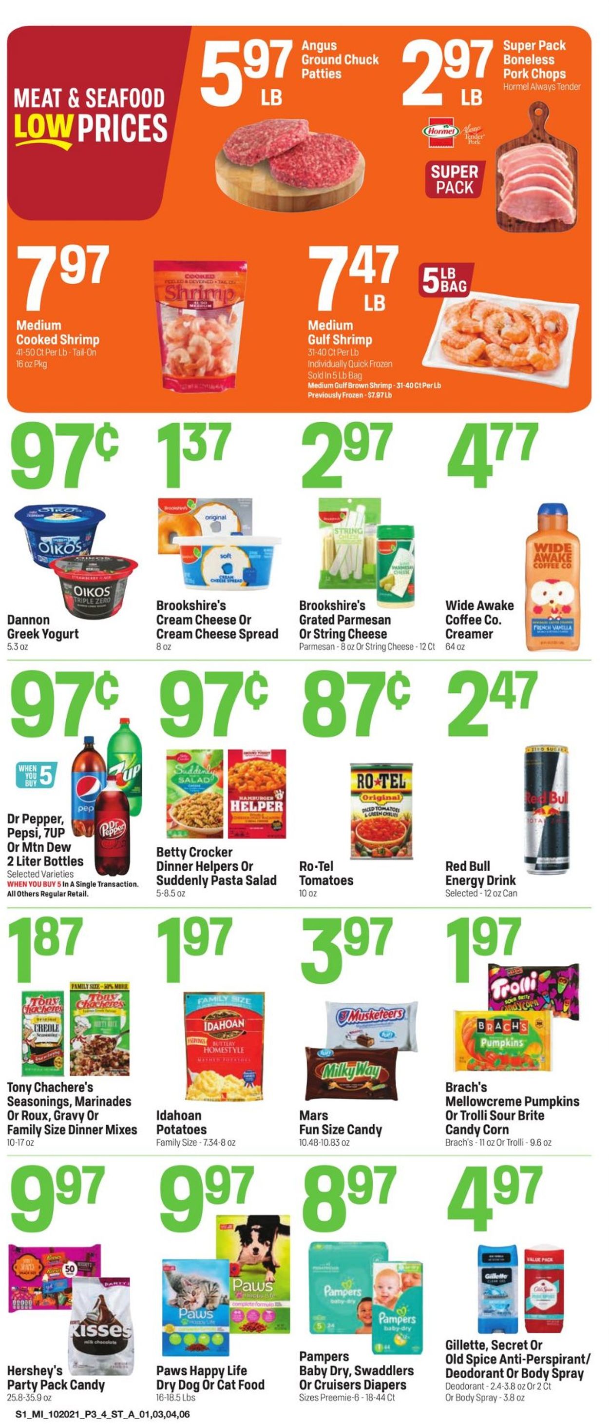 Catalogue Super 1 Foods from 10/20/2021