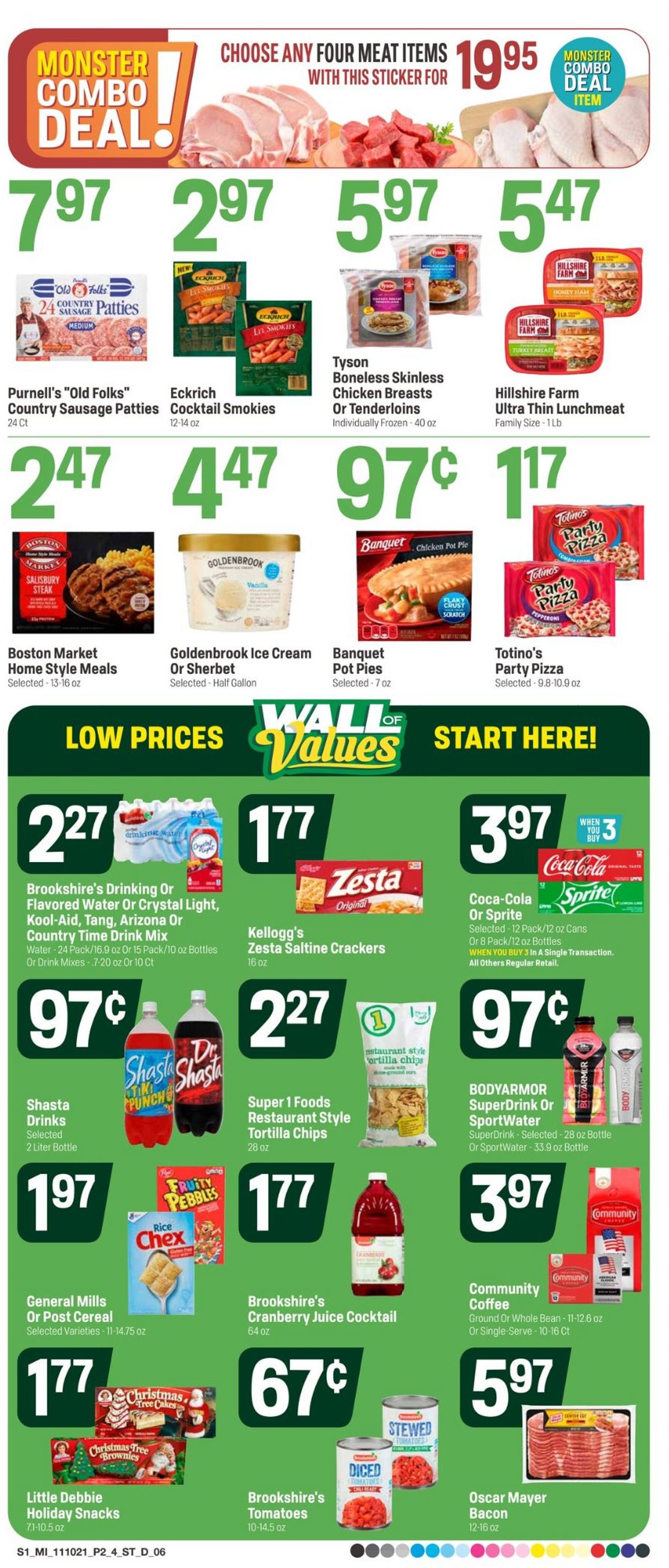 Catalogue Super 1 Foods from 11/10/2021