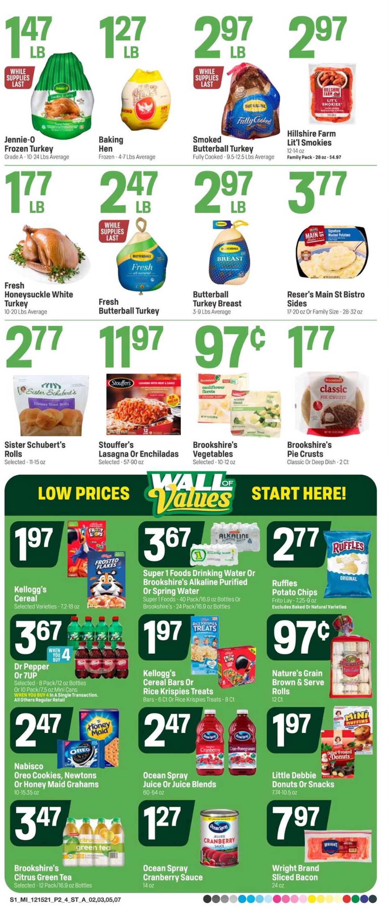Catalogue Super 1 Foods from 12/15/2021