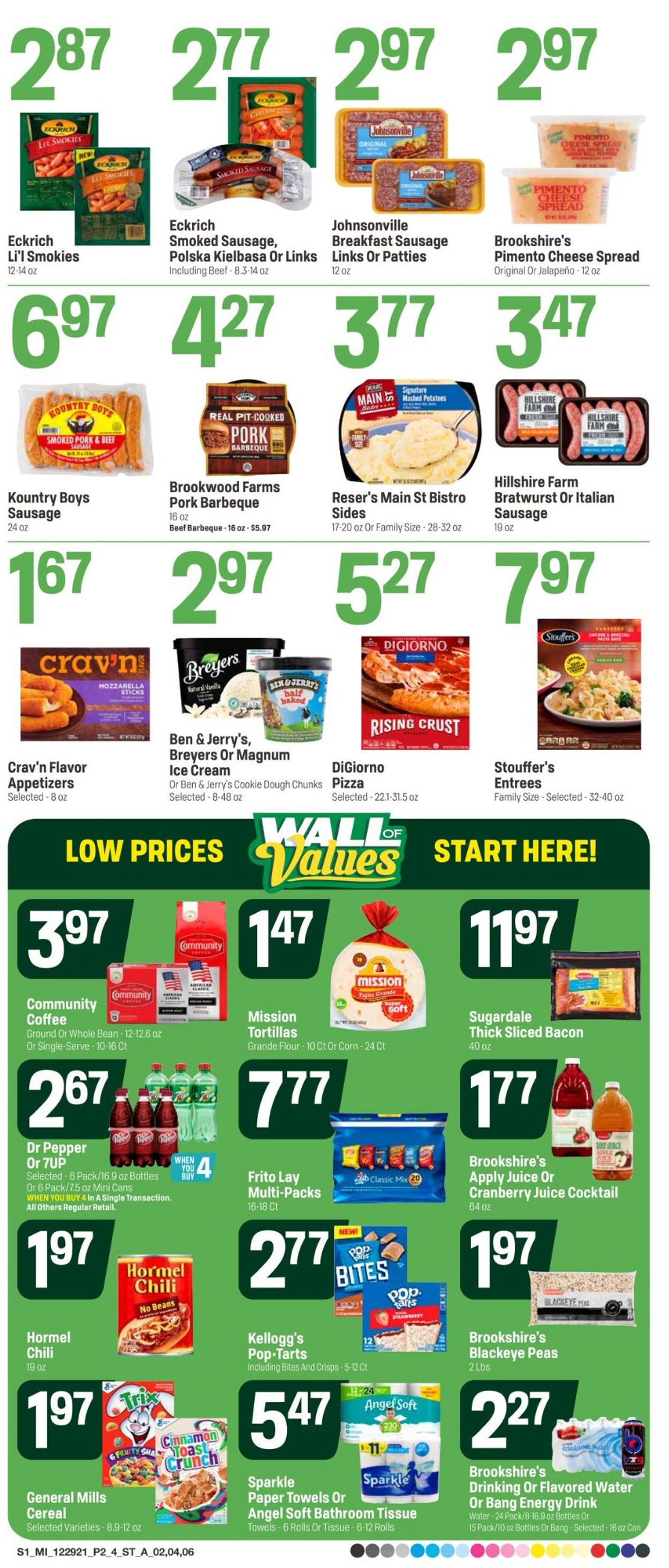 Catalogue Super 1 Foods from 12/29/2021