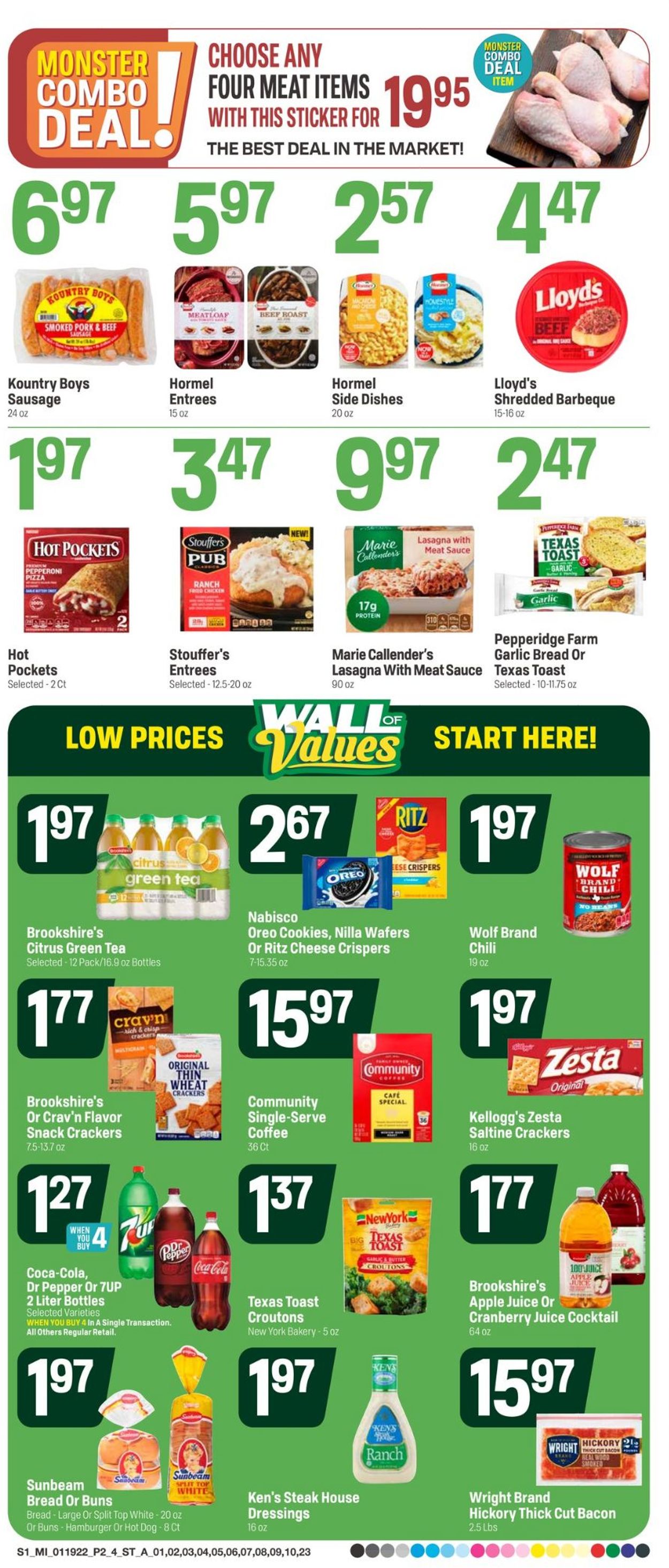 Catalogue Super 1 Foods from 01/19/2022