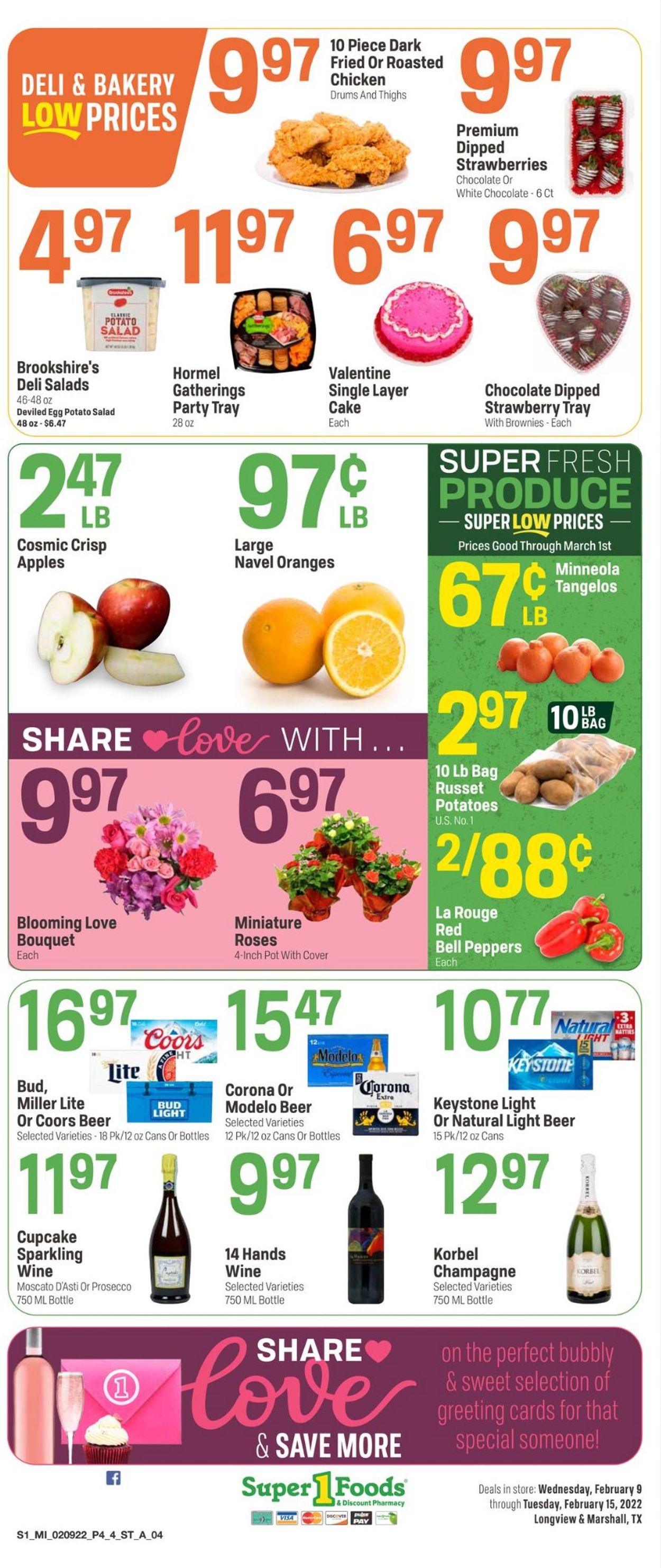 Catalogue Super 1 Foods from 02/09/2022