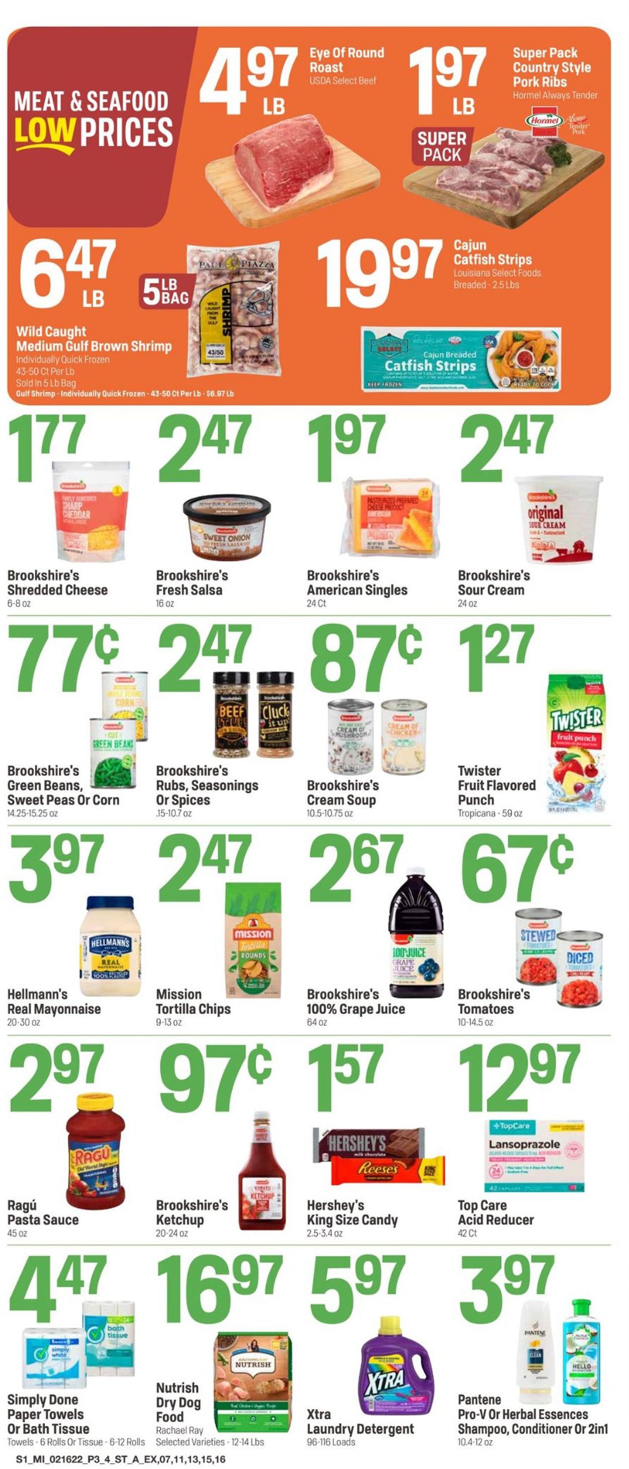 Catalogue Super 1 Foods from 02/16/2022