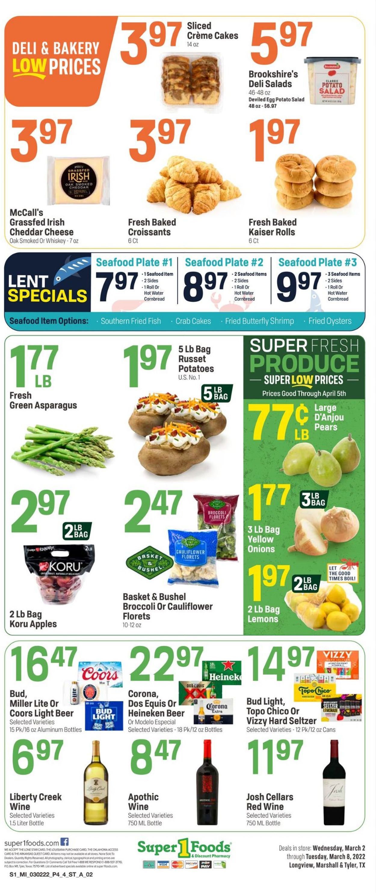 Catalogue Super 1 Foods from 03/02/2022