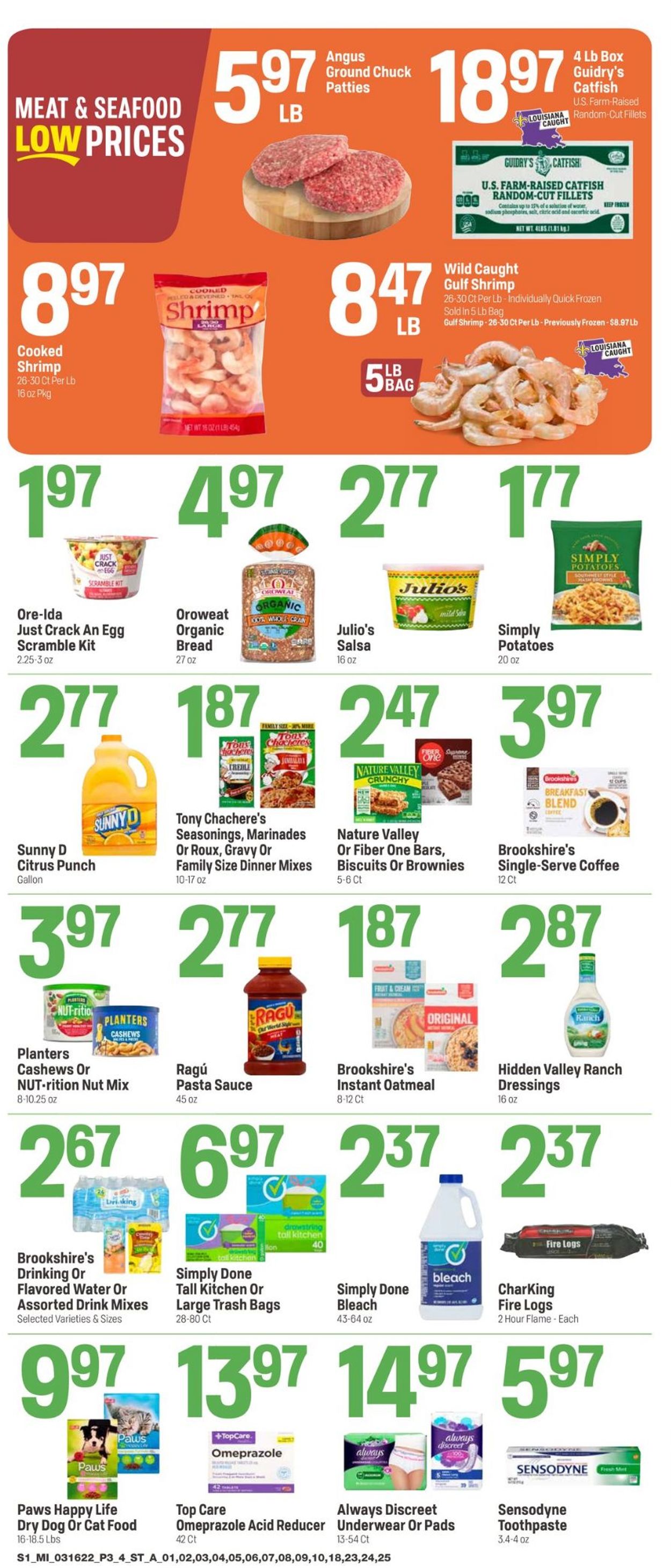Catalogue Super 1 Foods from 03/16/2022
