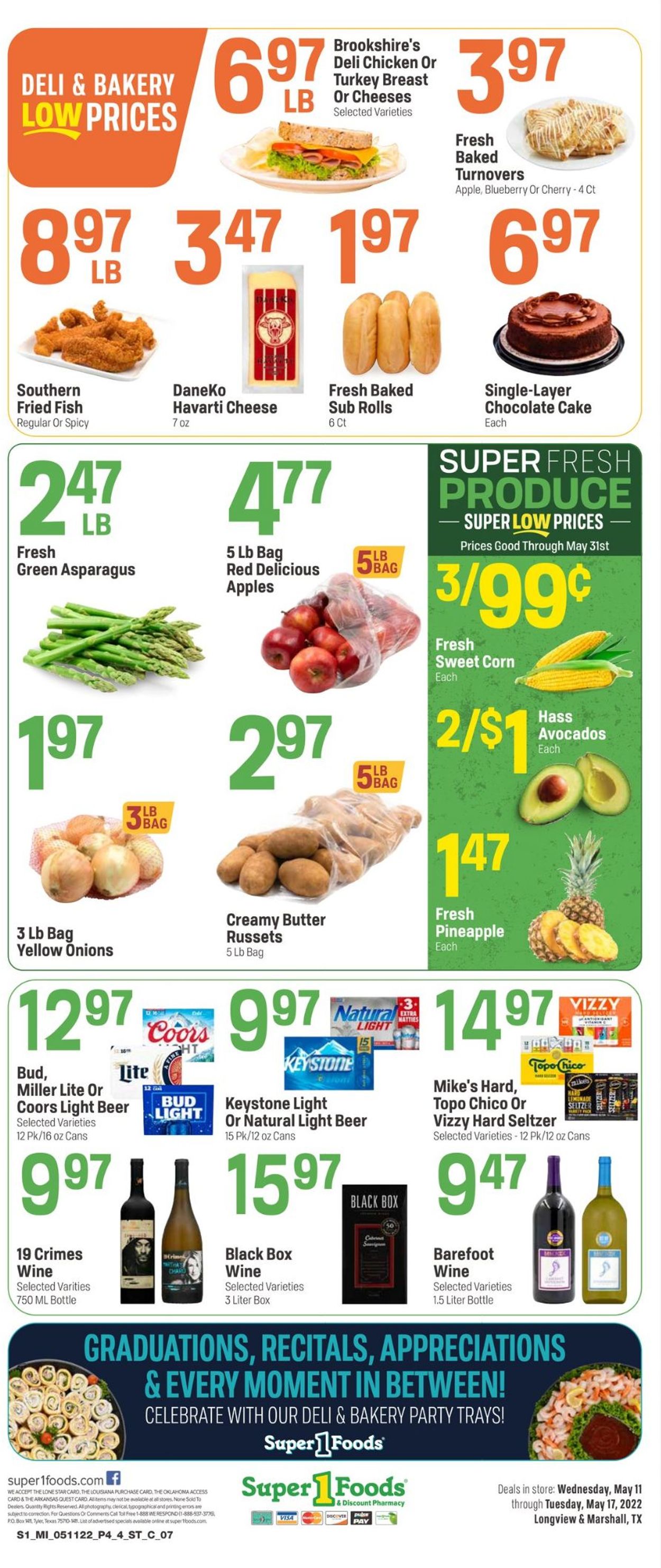 Catalogue Super 1 Foods from 05/11/2022